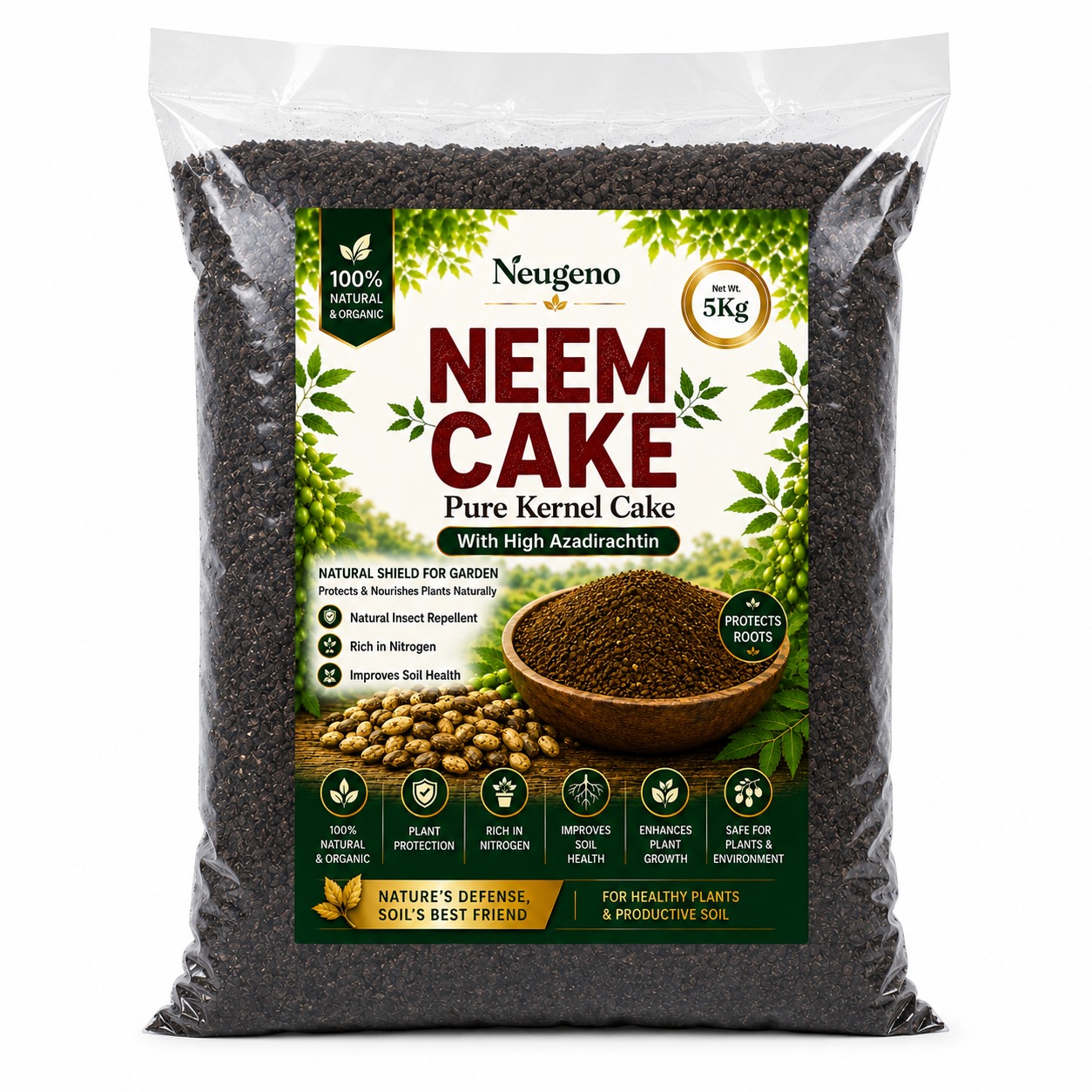 Neugeno Neem Cake Pure Kernel Cake