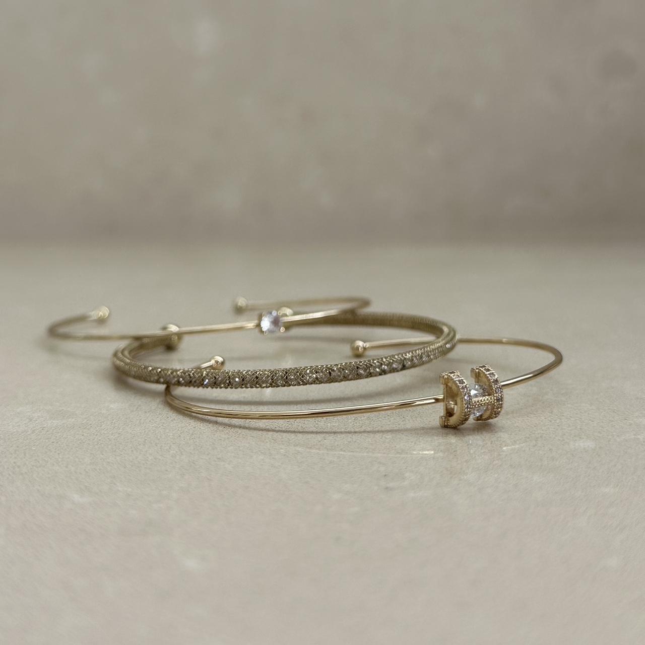 Hazel Bracelet Set | Gold