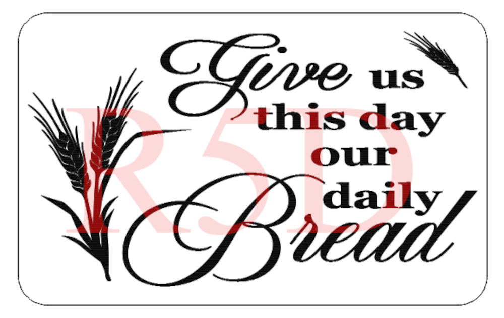 Our Daily Bread SVG – Christian Digital File