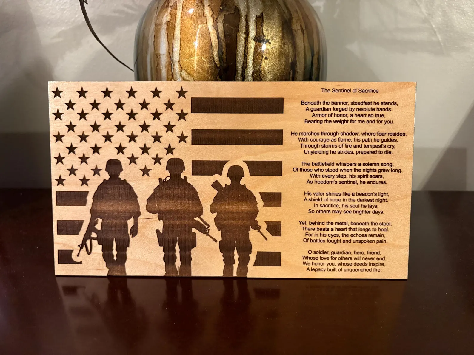 Sentinel of Sacrifice Flag Digital File