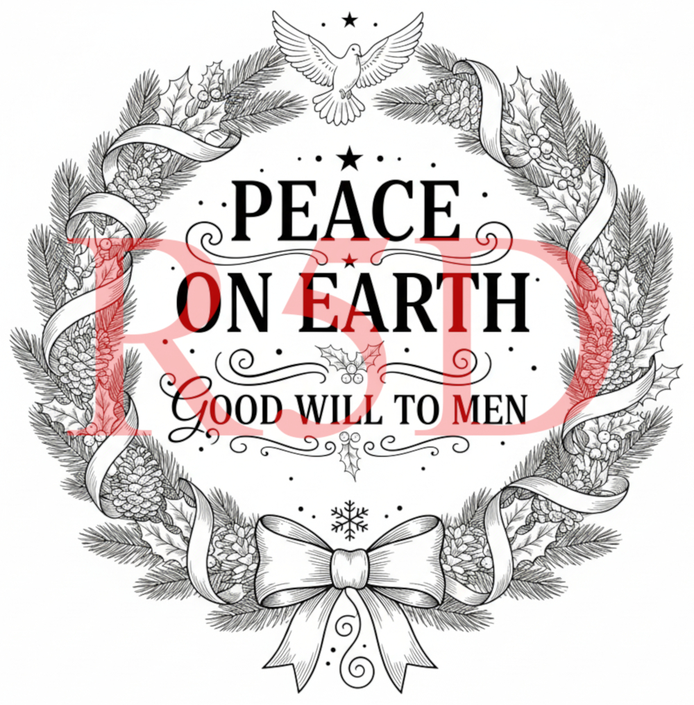 Peace On Earth, Good Will To Men Digital File