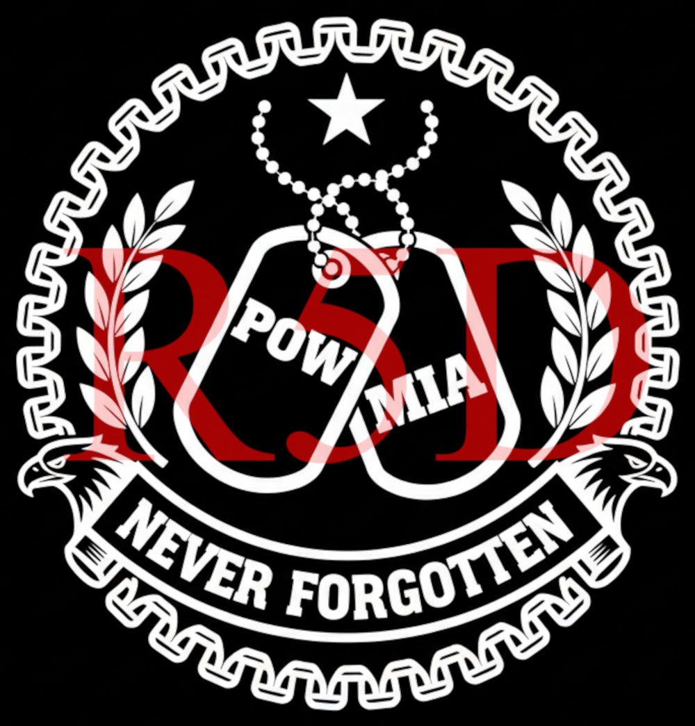 POW-MIA Dog Tags Never Forgotten