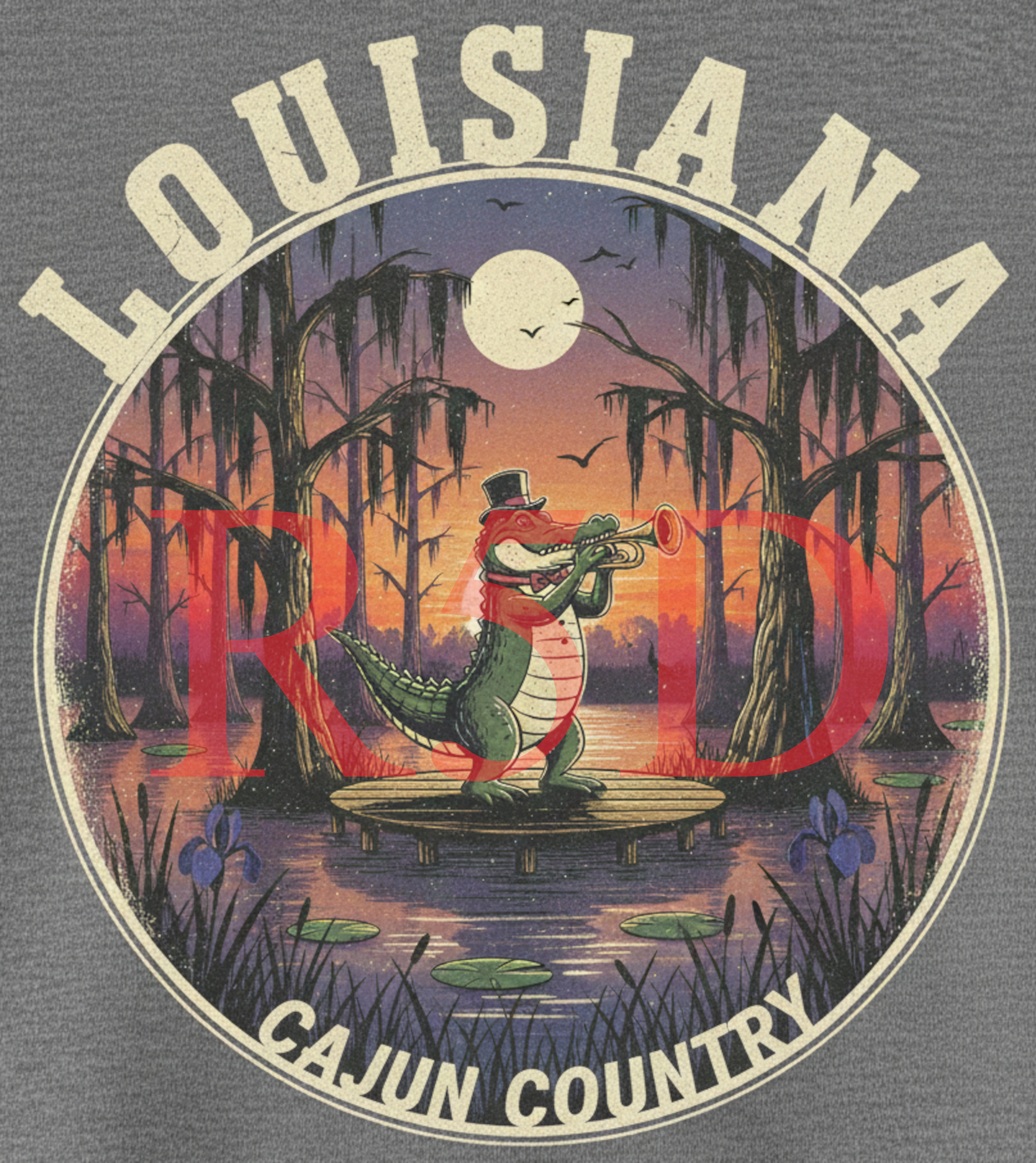 Louisiana - Cajun Country T-Shirt - PNG