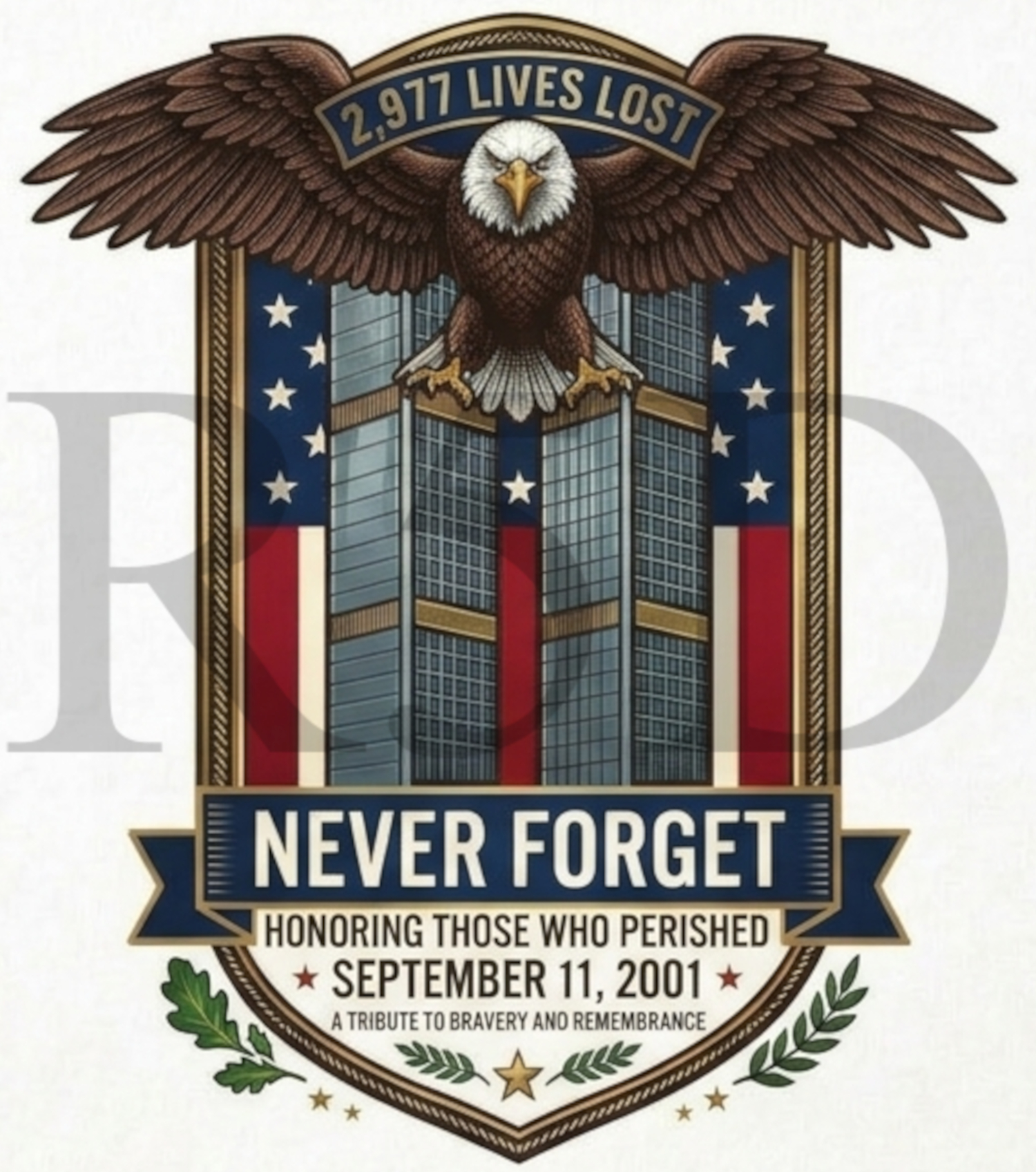 Honor the Fallen: September 11th Tribute Digital Design