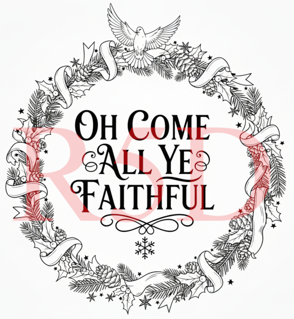 Oh Come All Ye Faithful Digital File
