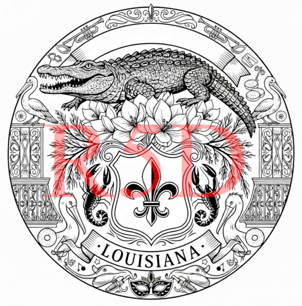 Louisiana Heritage Digital Seal – Customizable City Edition