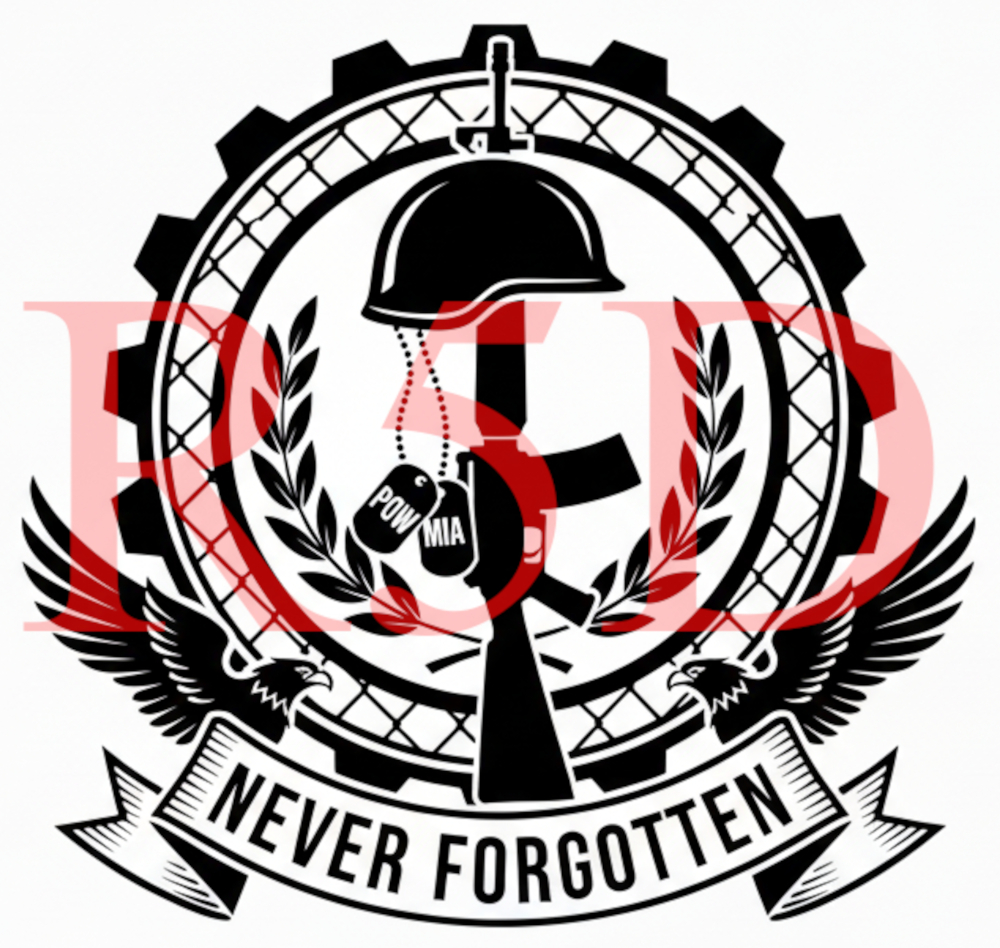 POW-MIA Battlefield Cross and Laurel Tribute