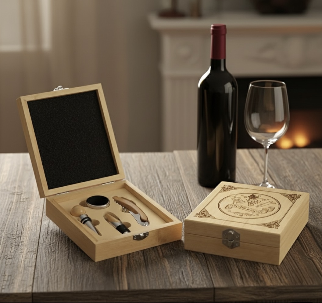Personalized Wine Tool Set, Wedding Gift, Custom Logo Wine Tool Set