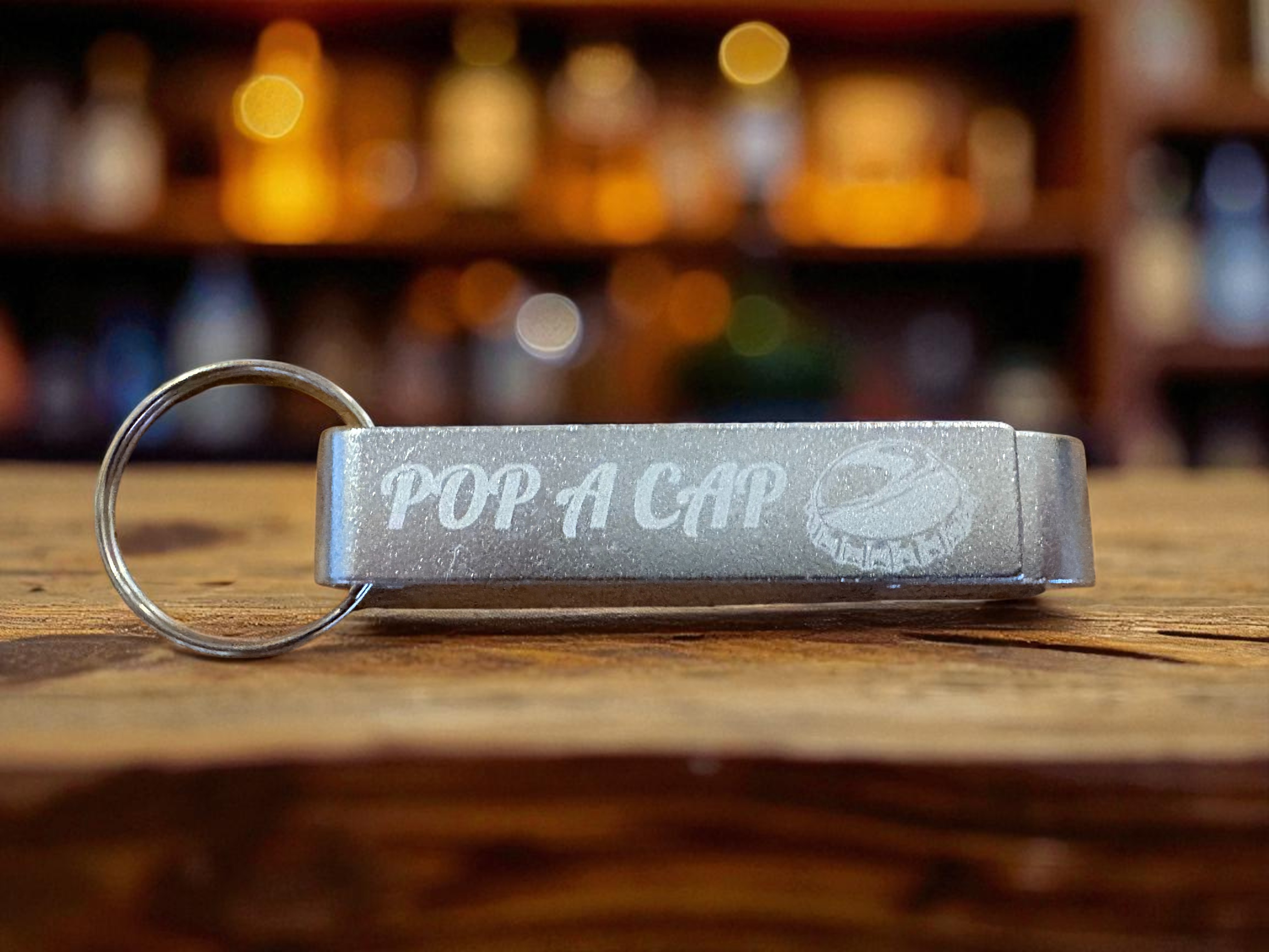 Personalized Keychain Bottle Opener, Custom Engraved Gift