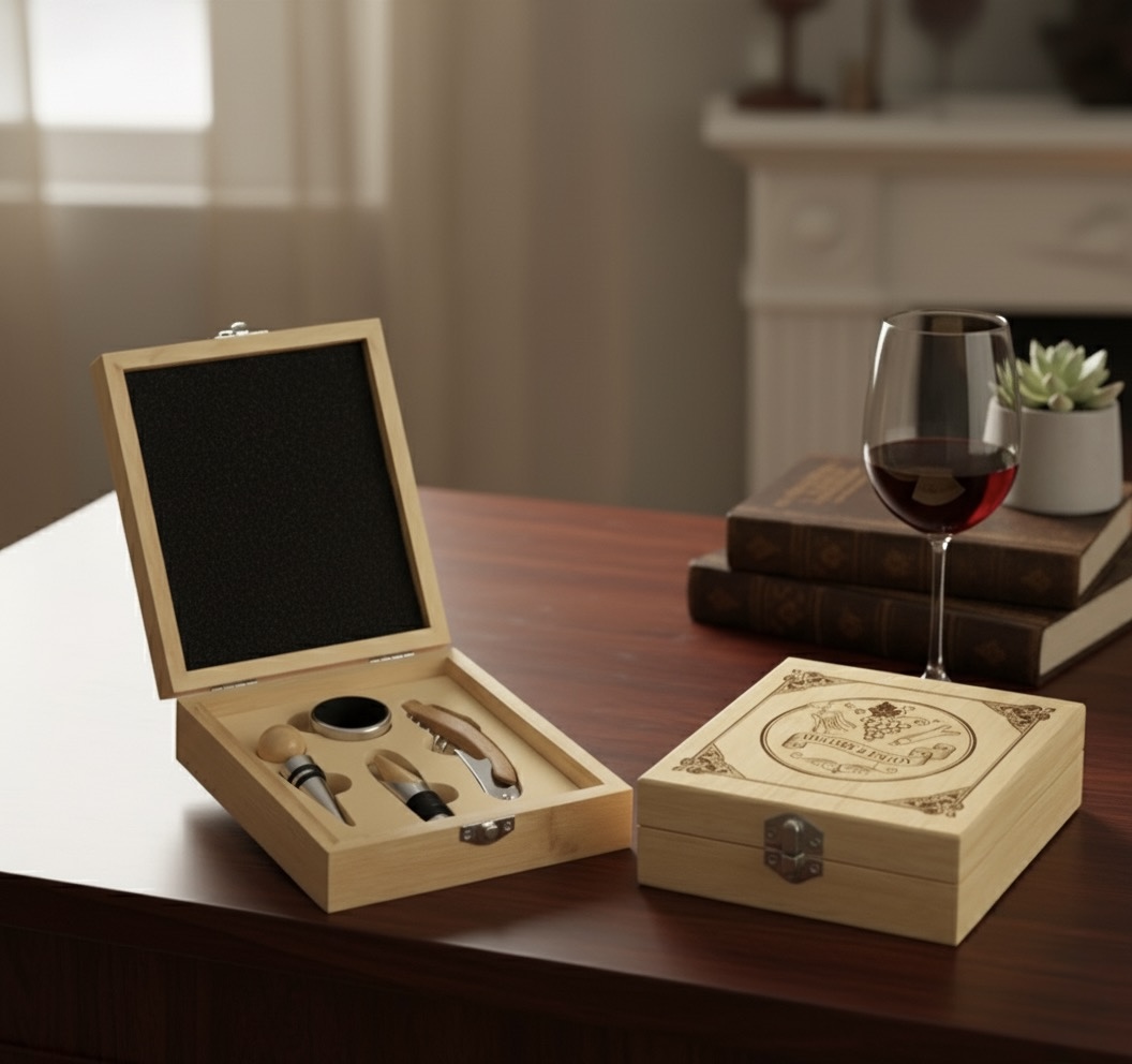 Personalized Wine Tool Set, Wedding Gift, Custom Logo Wine Tool Set