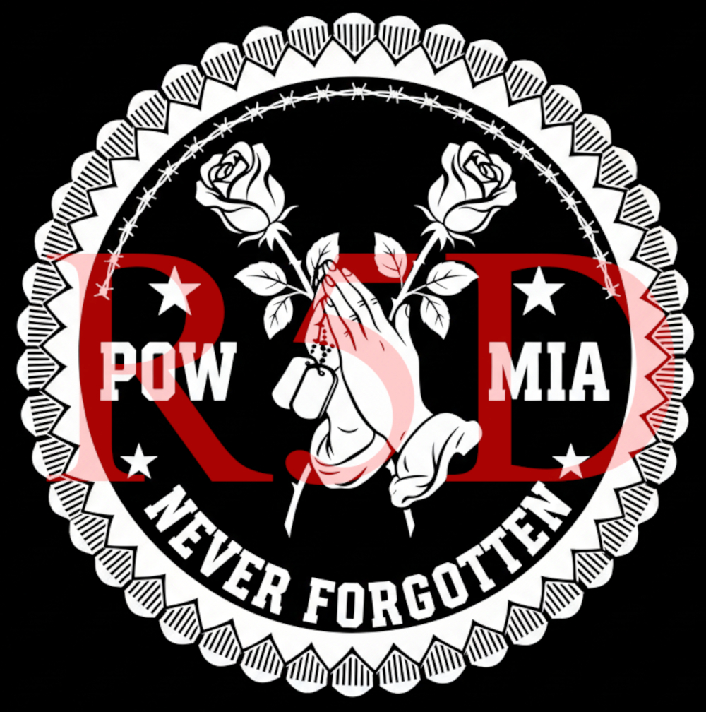POW-MIA Praying Hands & Roses Tribute