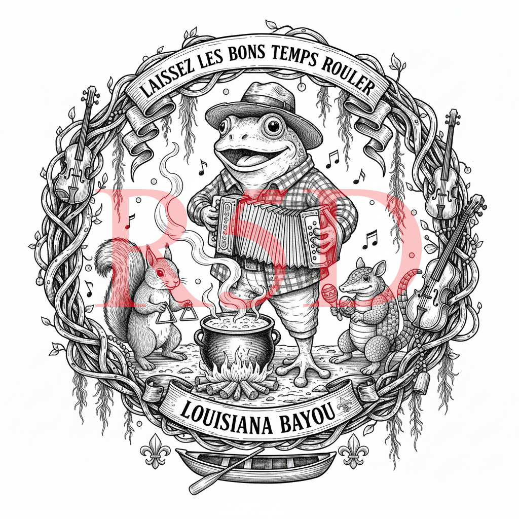 Laissez Les Bons Temps Rouler, Cajun Country, Pelican, Alligator Music