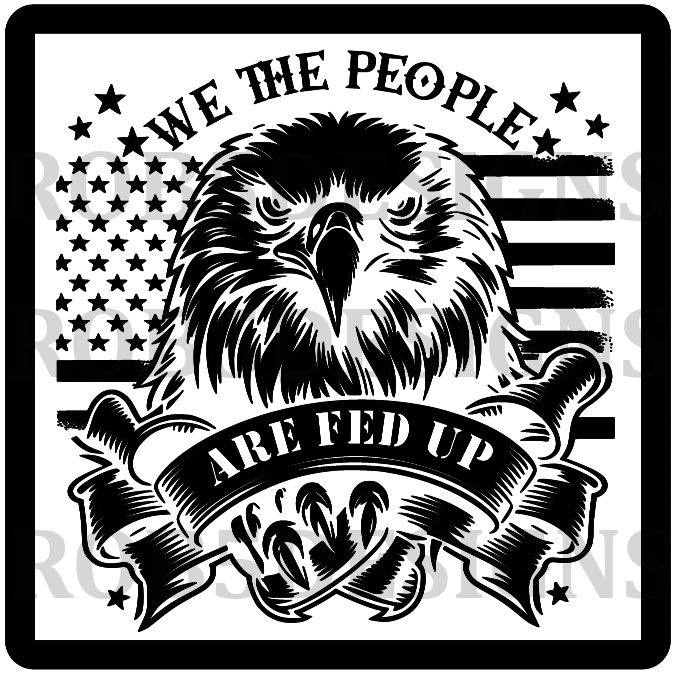We The People Bald Eagle Digital File