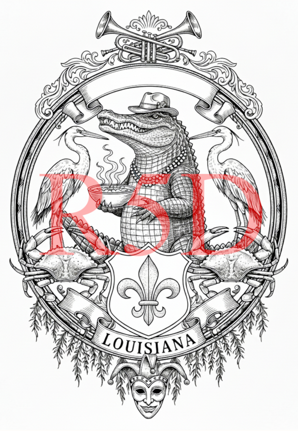 Louisiana Heritage Digital Seal – Customizable City Edition