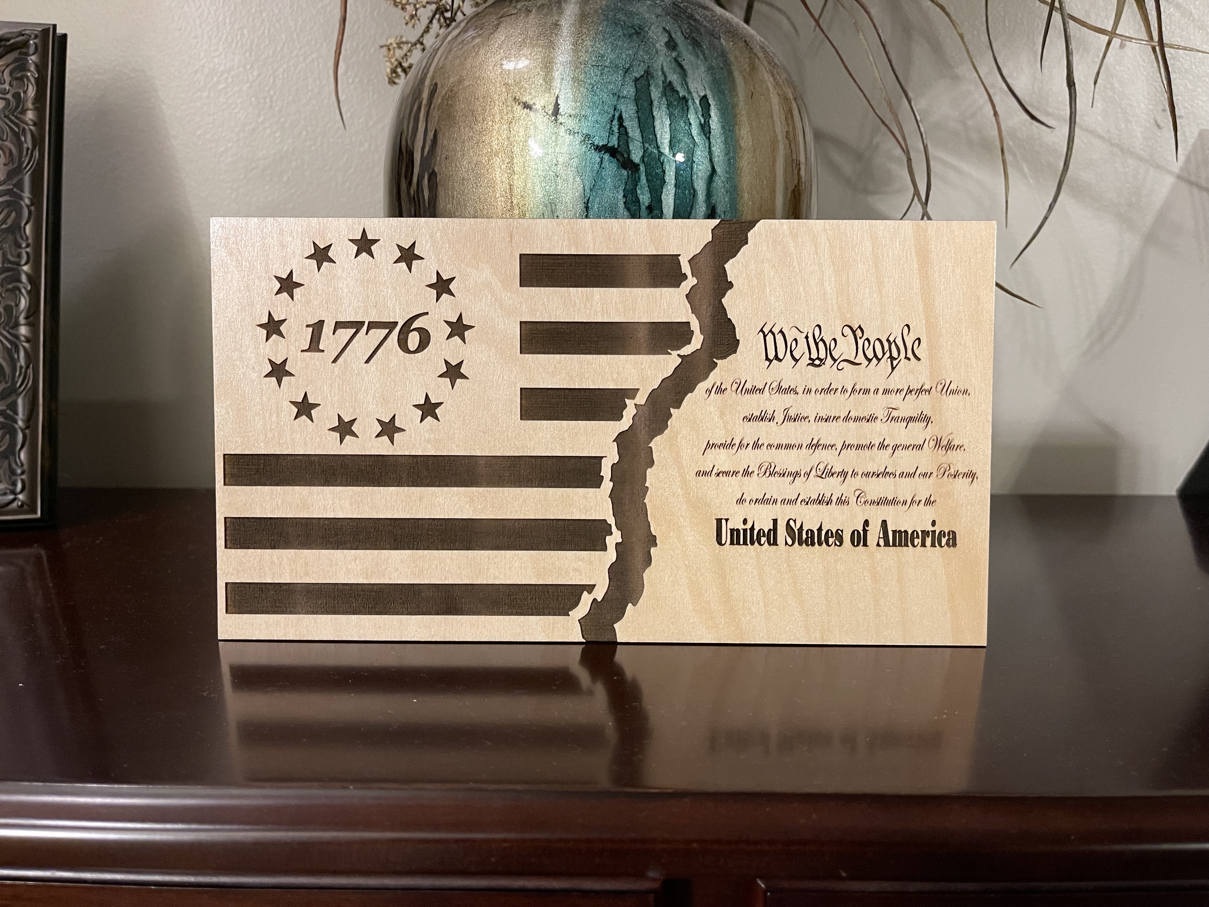 We the People Tattered Flag Digital File