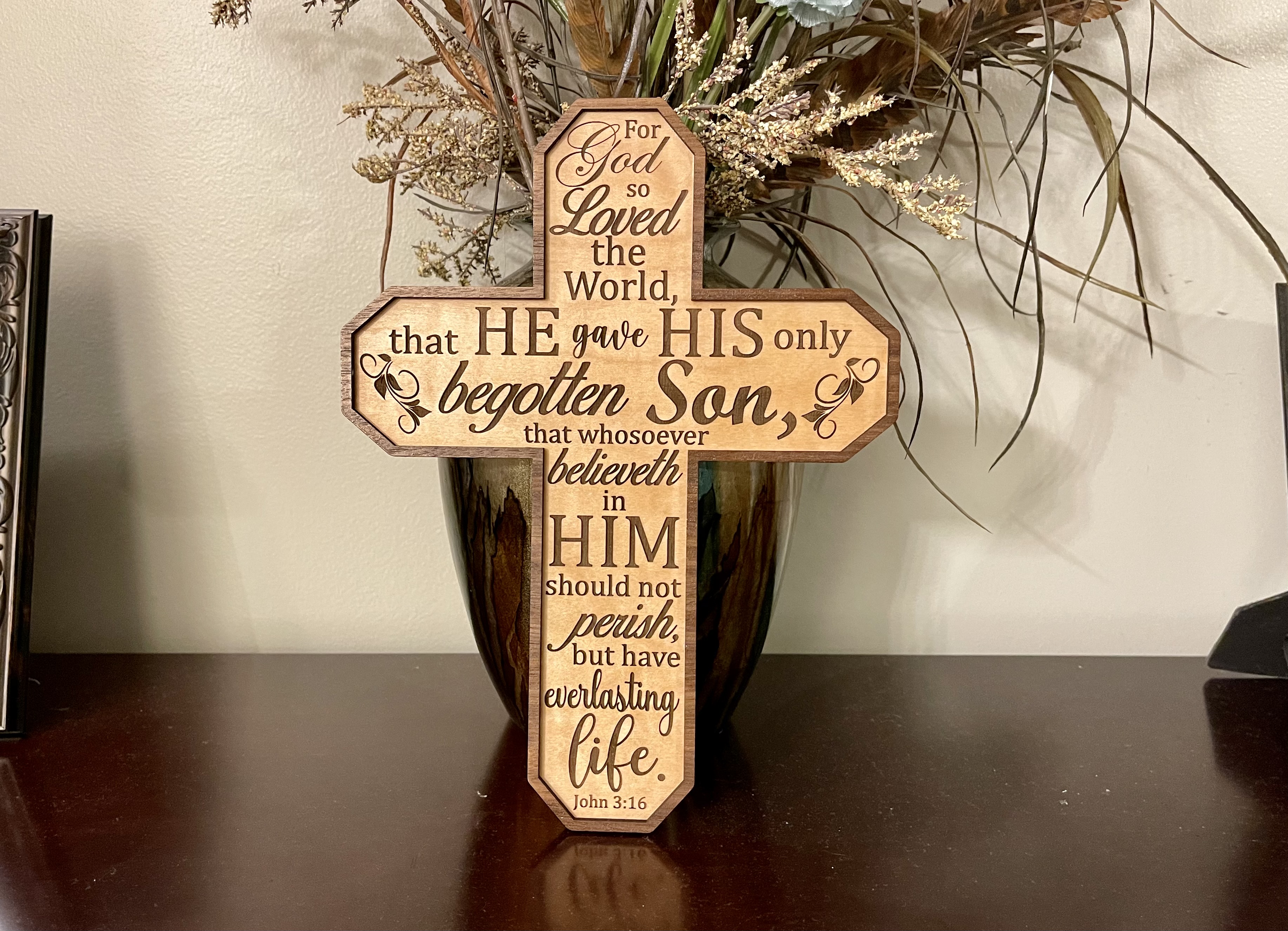 John 3:16 Cross Digital File