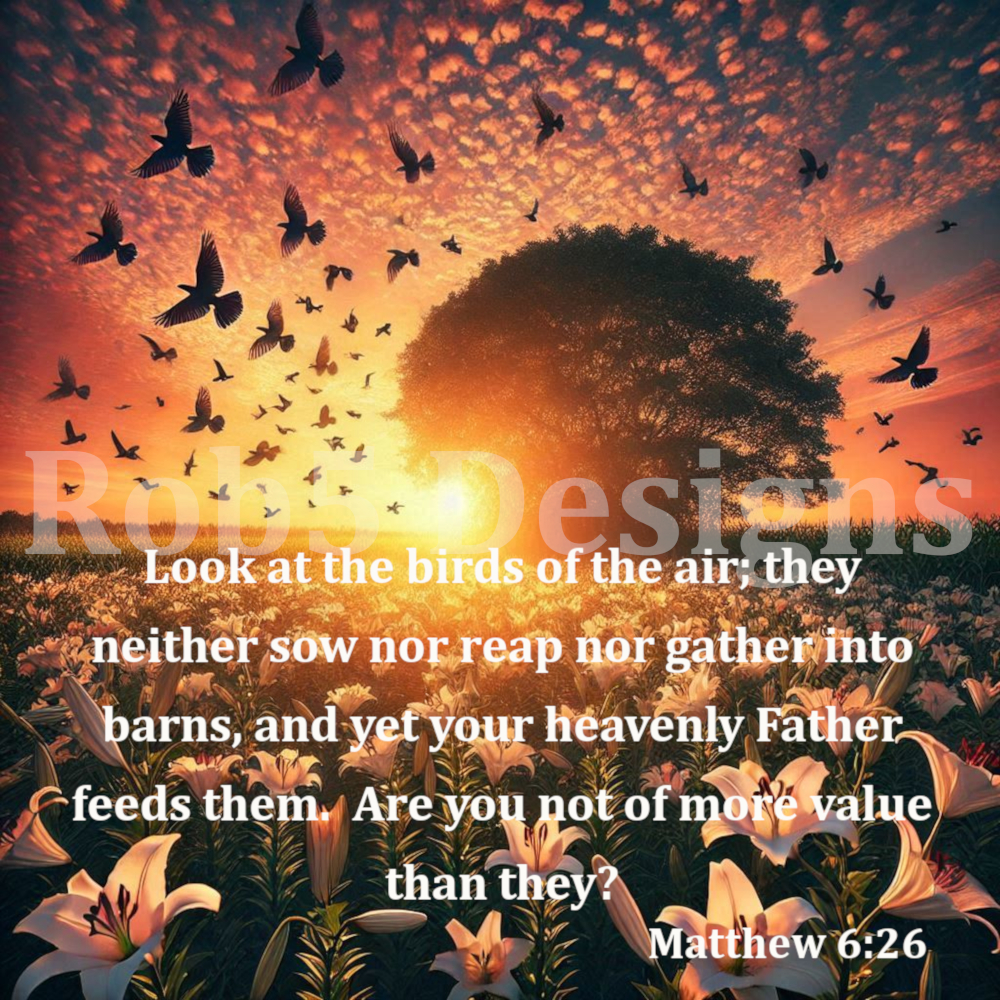 Matthew 6:26 Digital File - Birds of the Air