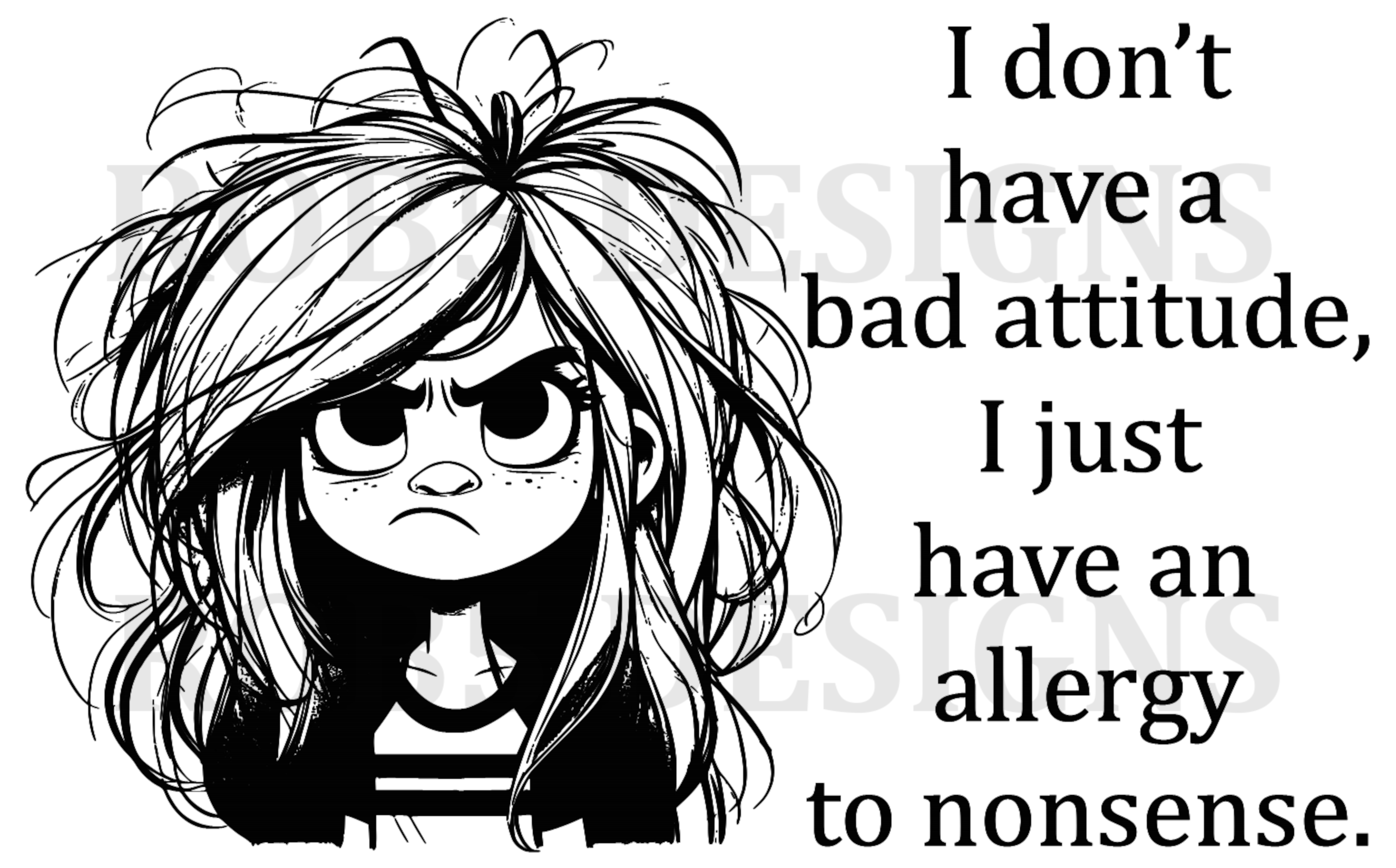 Bad Attitude Girl, Digital File, Daughters