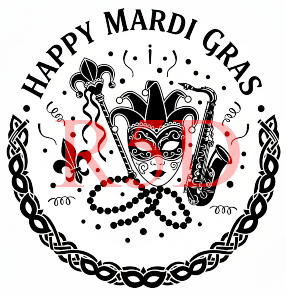 Mardi Gras Jester Mask | Digital Download for Laser Engraving