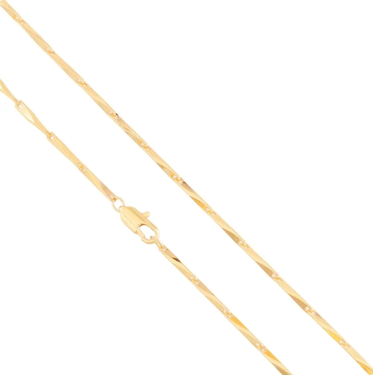 18K paauksuota grandinėlė. 60cm.