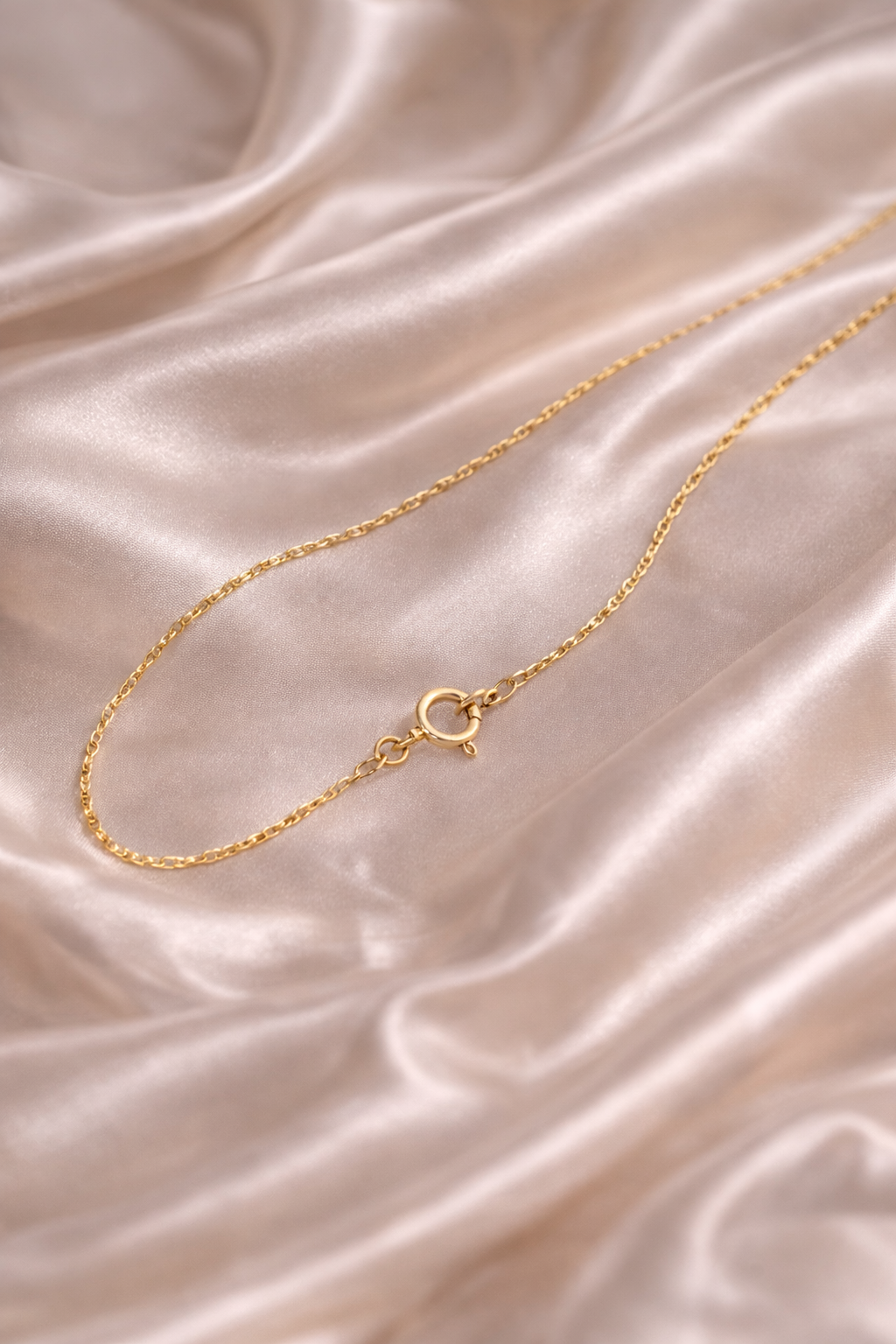 Medicininio 18K aukso grandinėlė. 45cm