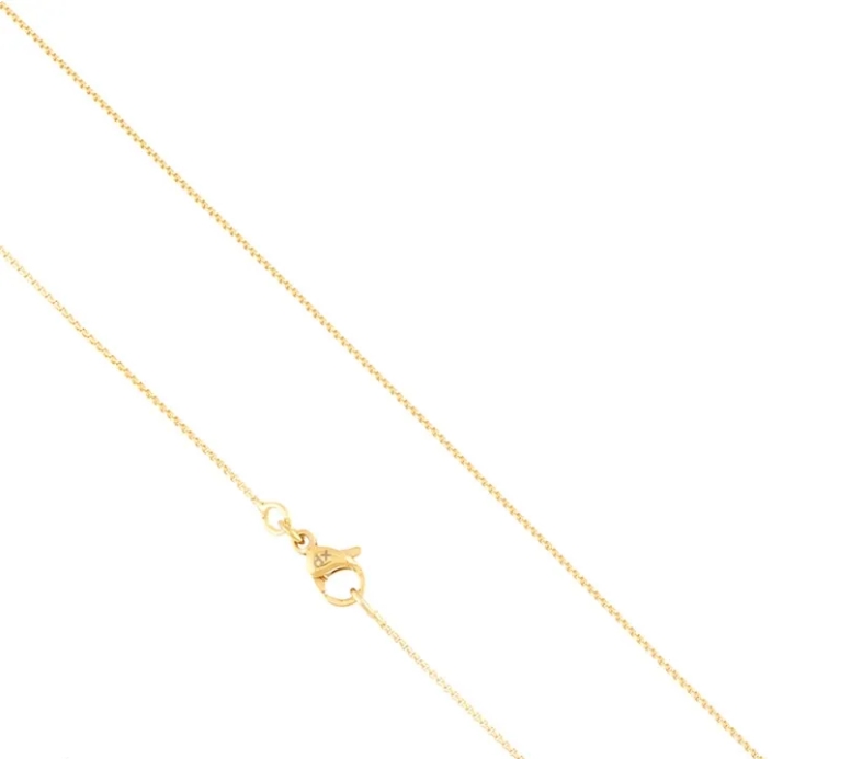 18K paauksuota grandinėlė. 50cm.