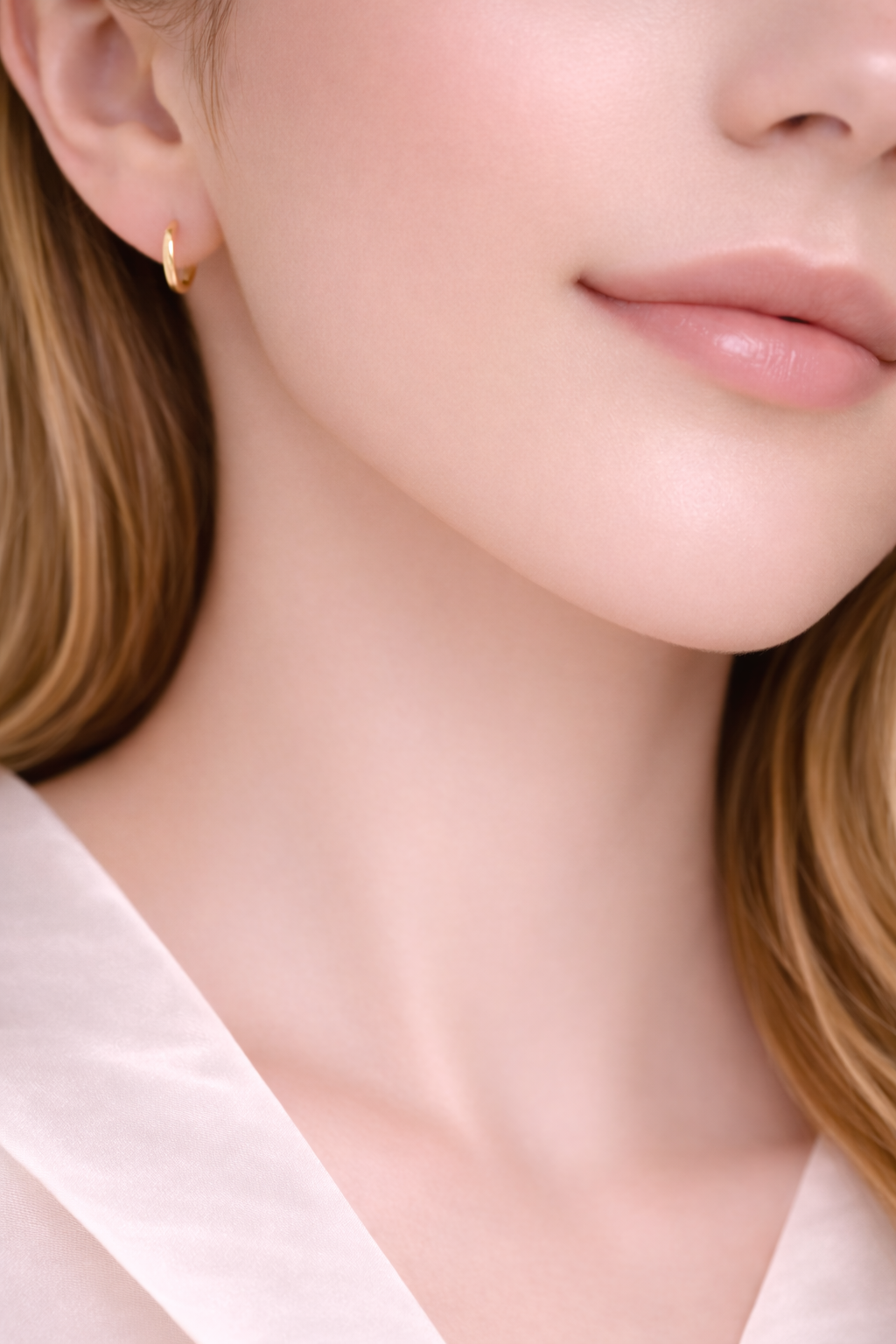 Medicininio 18K aukso auskarai žiedeliai