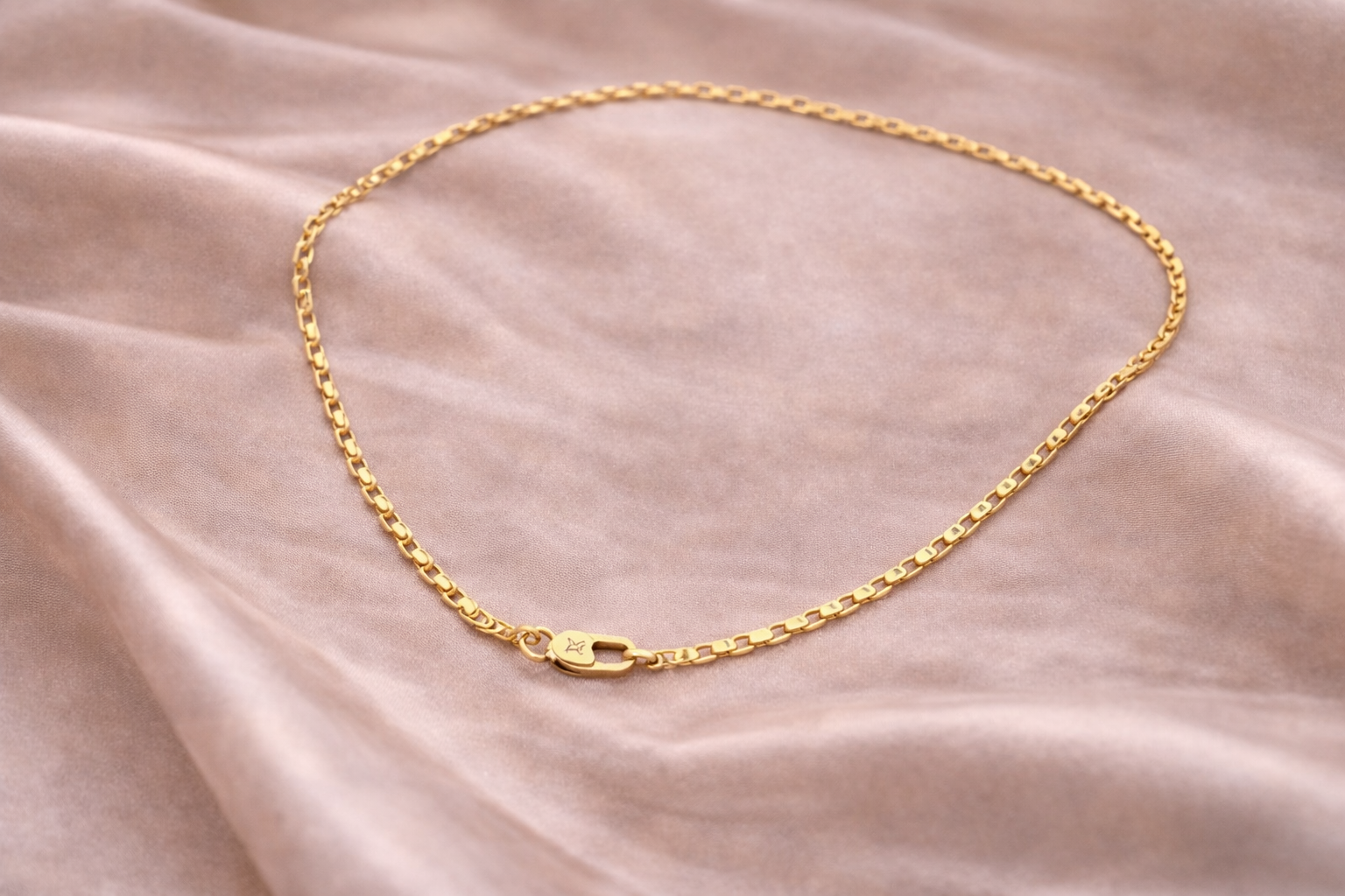 Medicininio 8K aukso grandinėlė. 45cm.