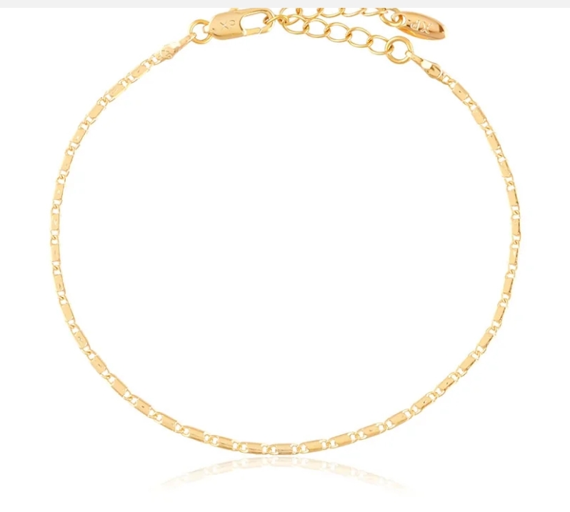 18K paauksuota medicininio 316L plieno apyrankė