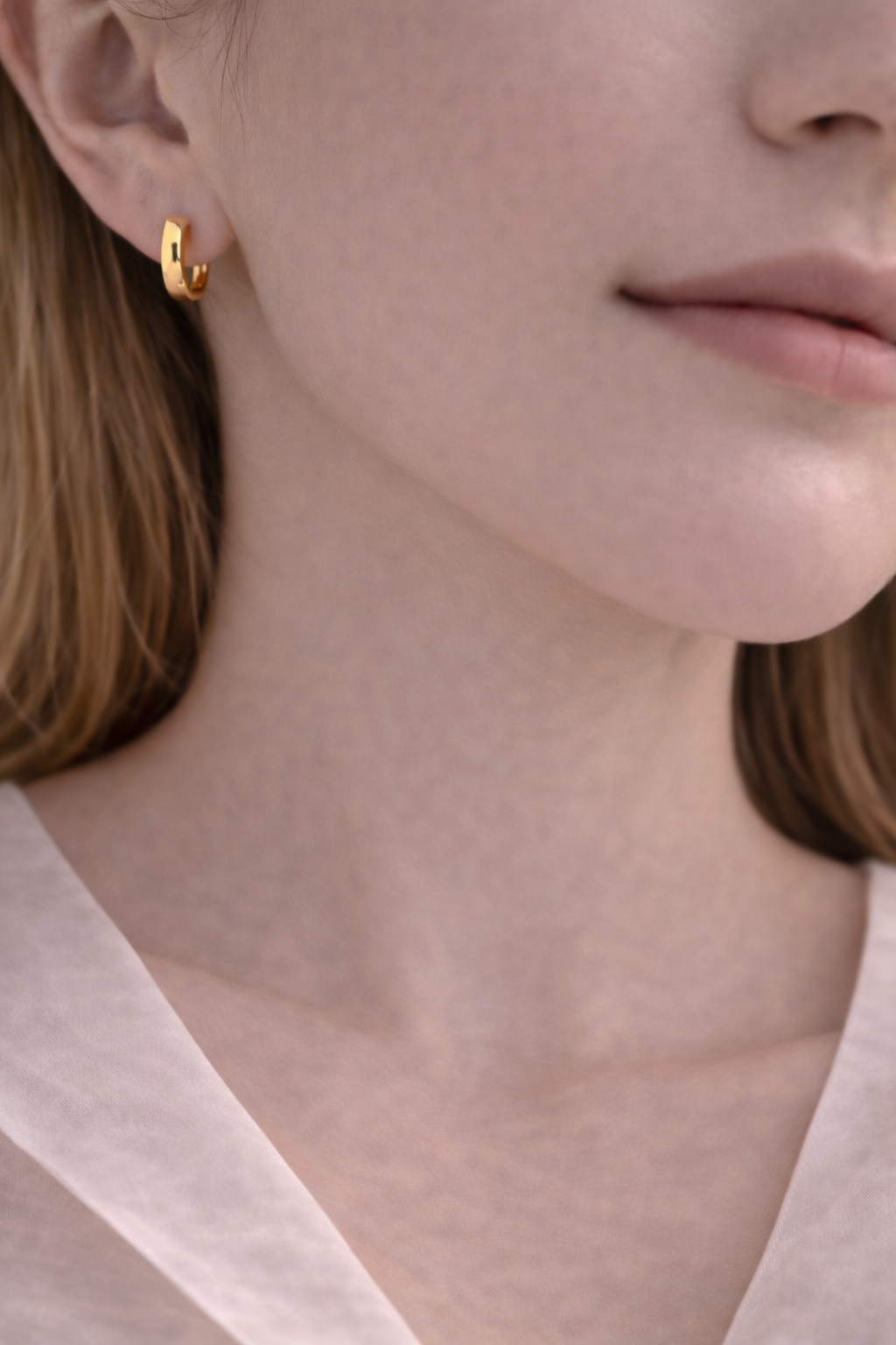 Medicininio 18K aukso auskarai