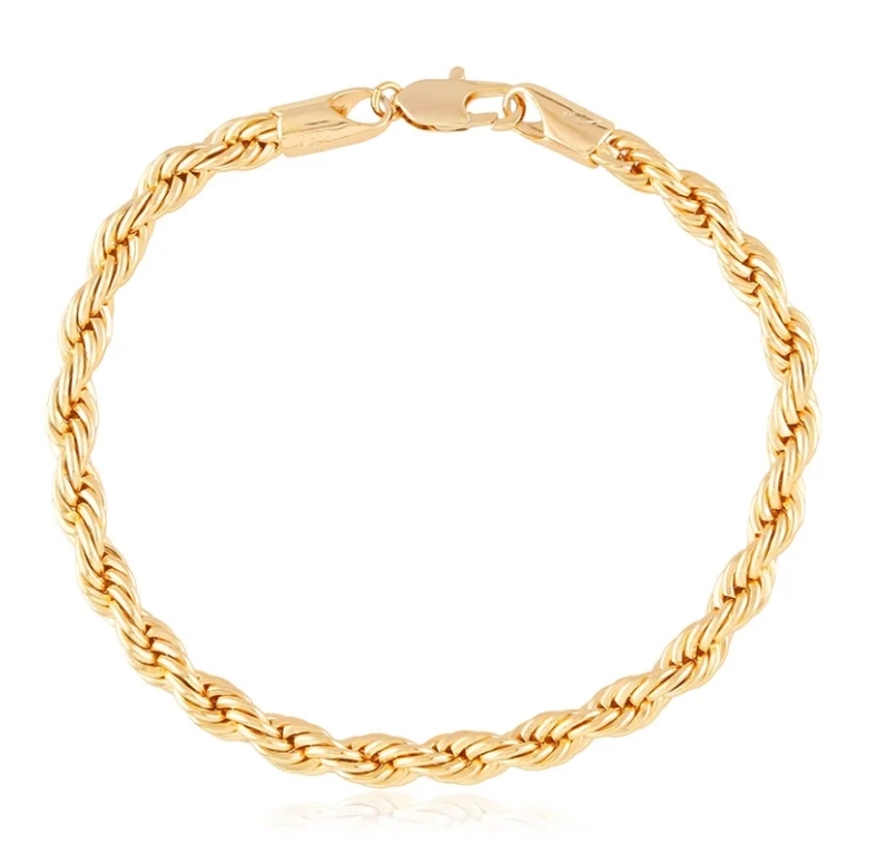 18K paauksuota pynutės apyrankė