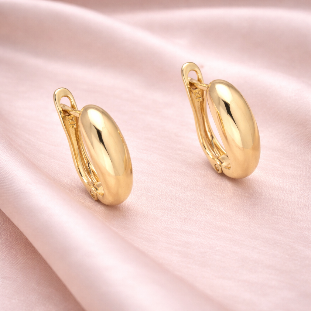 Medicininio 18K aukso auskarai