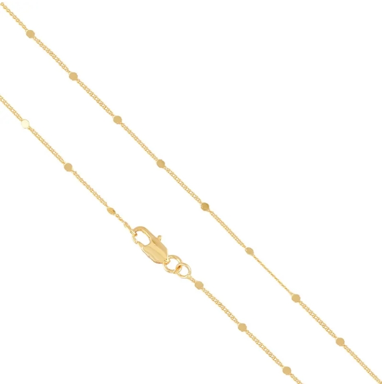 18K paauksuota grandinėlė. 60cm.