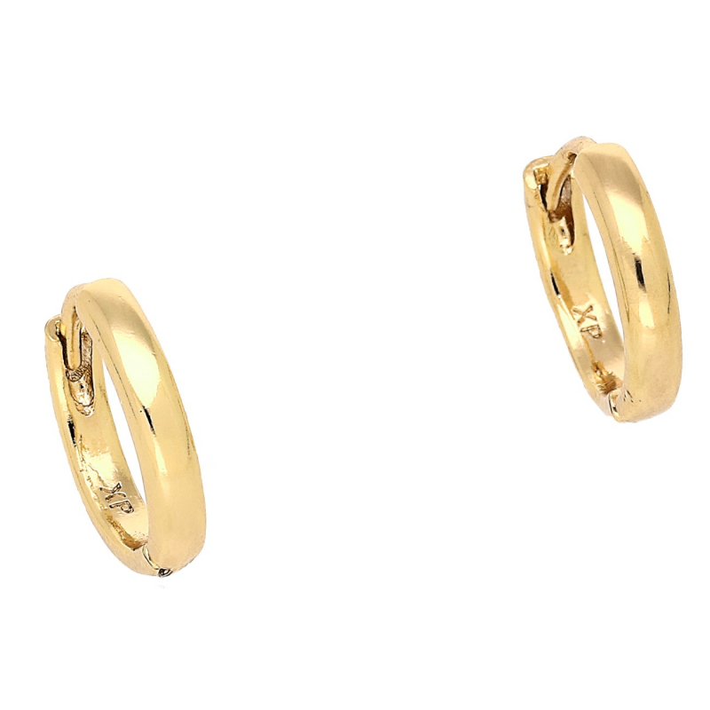 Medicininio 18K aukso auskarai žiedeliai