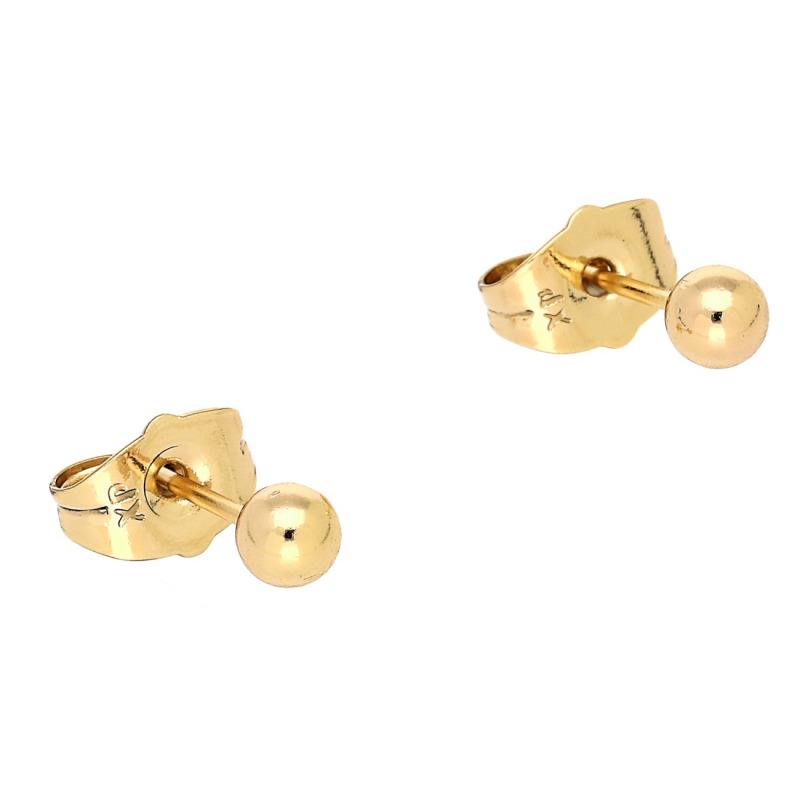 Medicininio 18K aukso auskarai