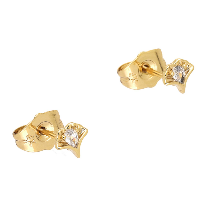 Medicininio 18K aukso auskarai