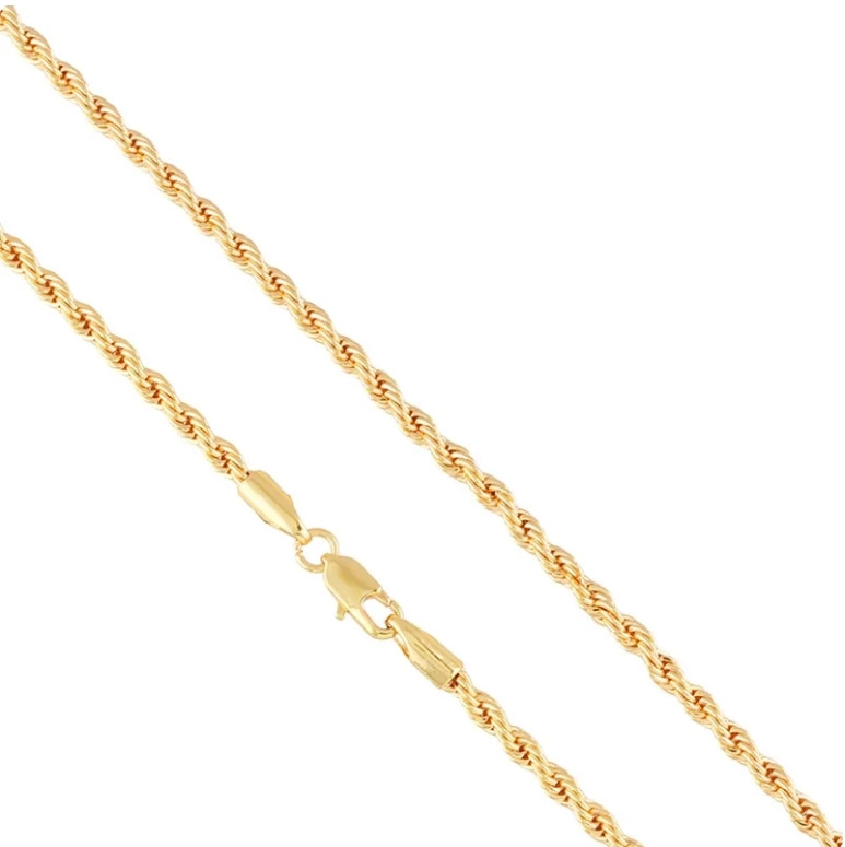 18K paauksuota pynė grandinėlė. 60cm.