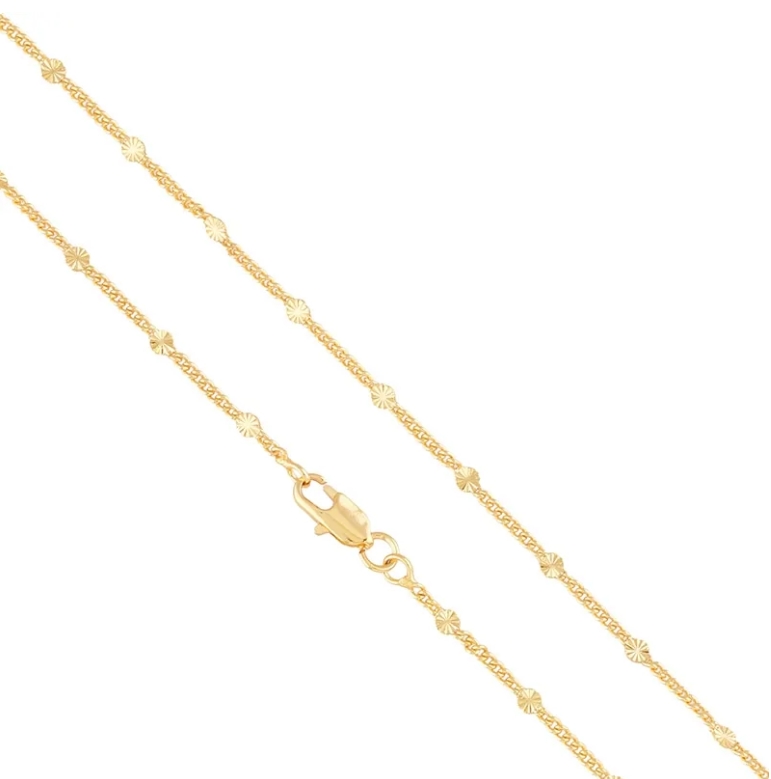 18K paaksuota grandinėlė. 45cm.