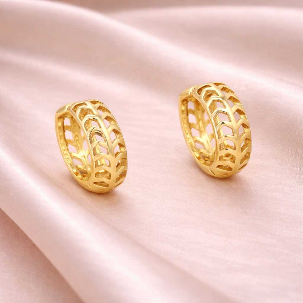 Medicininio 18K aukso auskarai