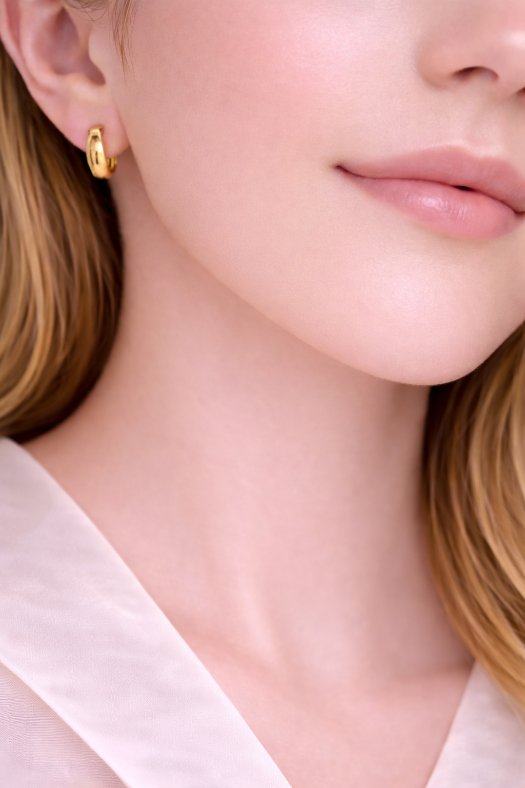 Medicininio 18K aukso auskarai