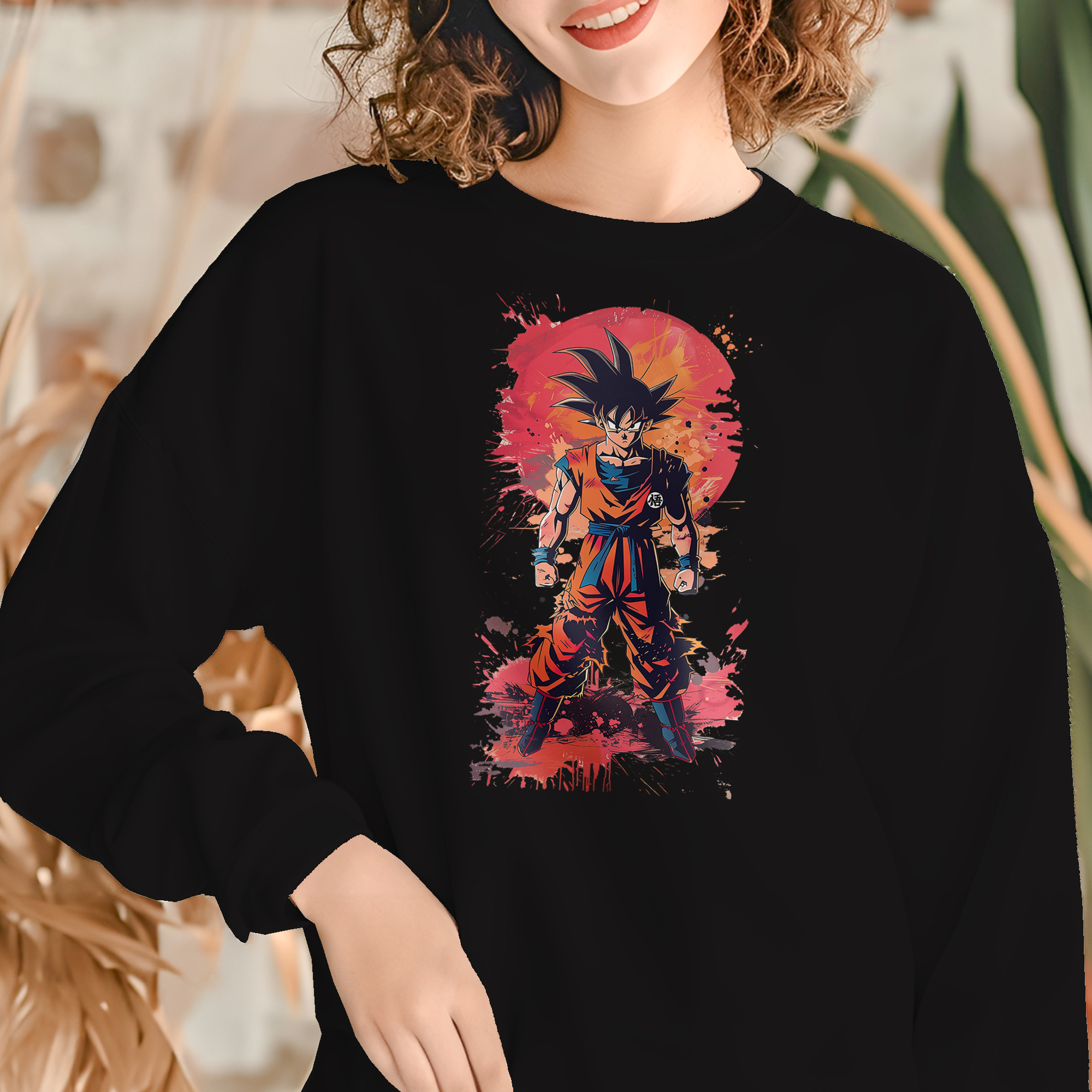 Goku Dragon Ball – Design Artístico "Red Sun"