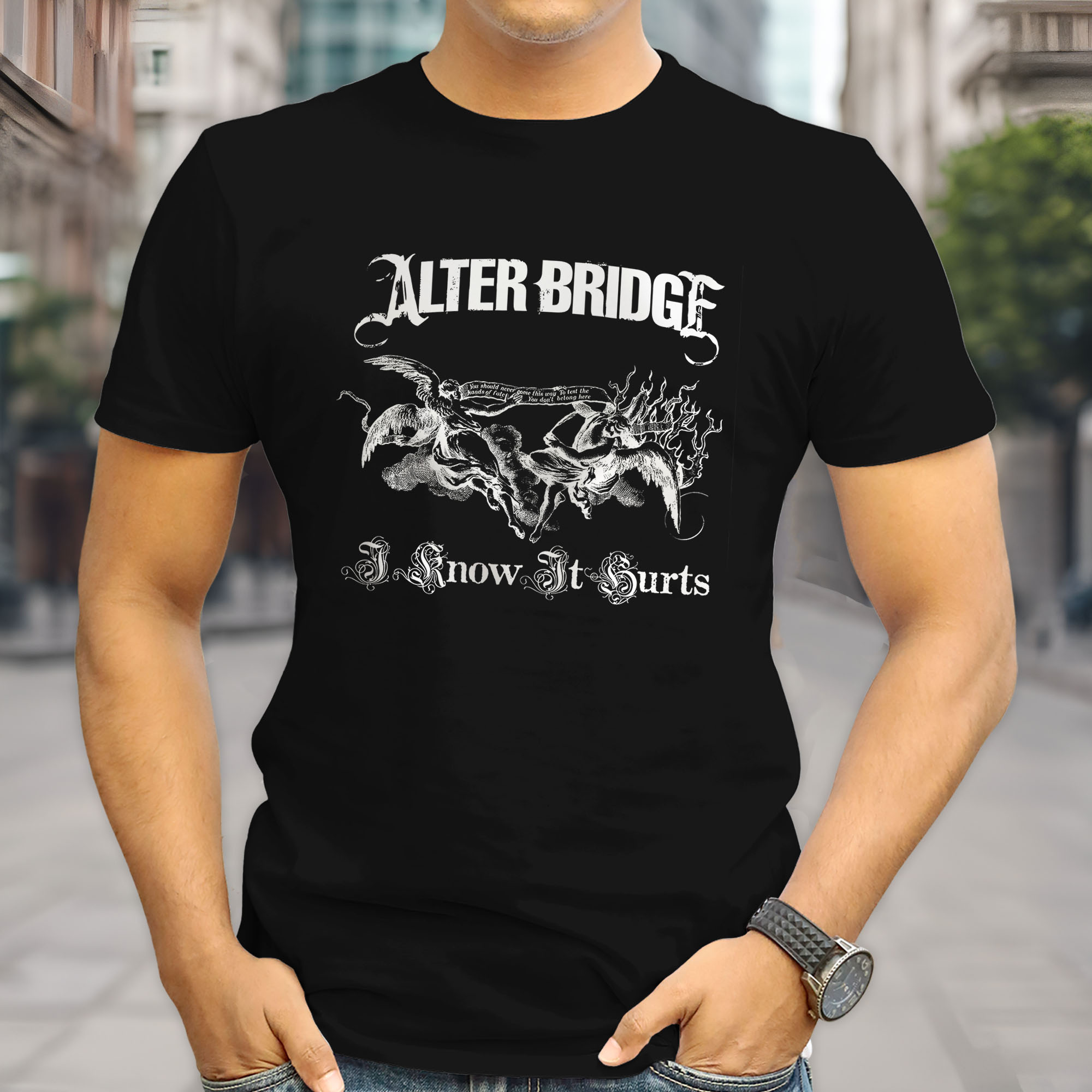 T-shirt Alter Bridge "I Know It Hurts"