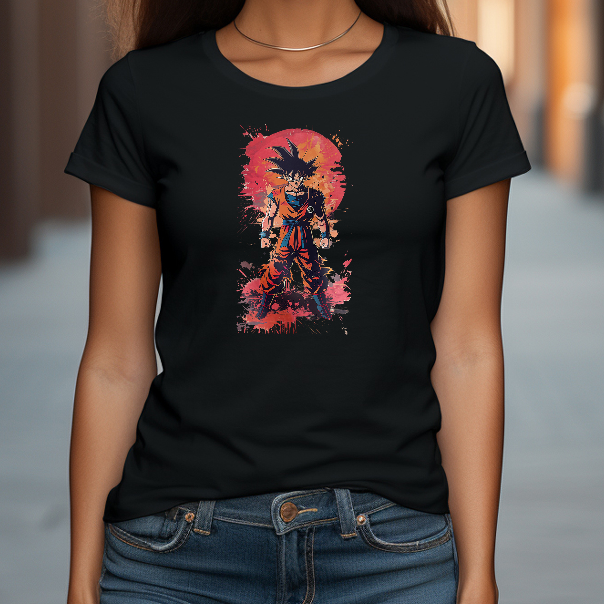Goku Dragon Ball – Design Artístico "Red Sun"