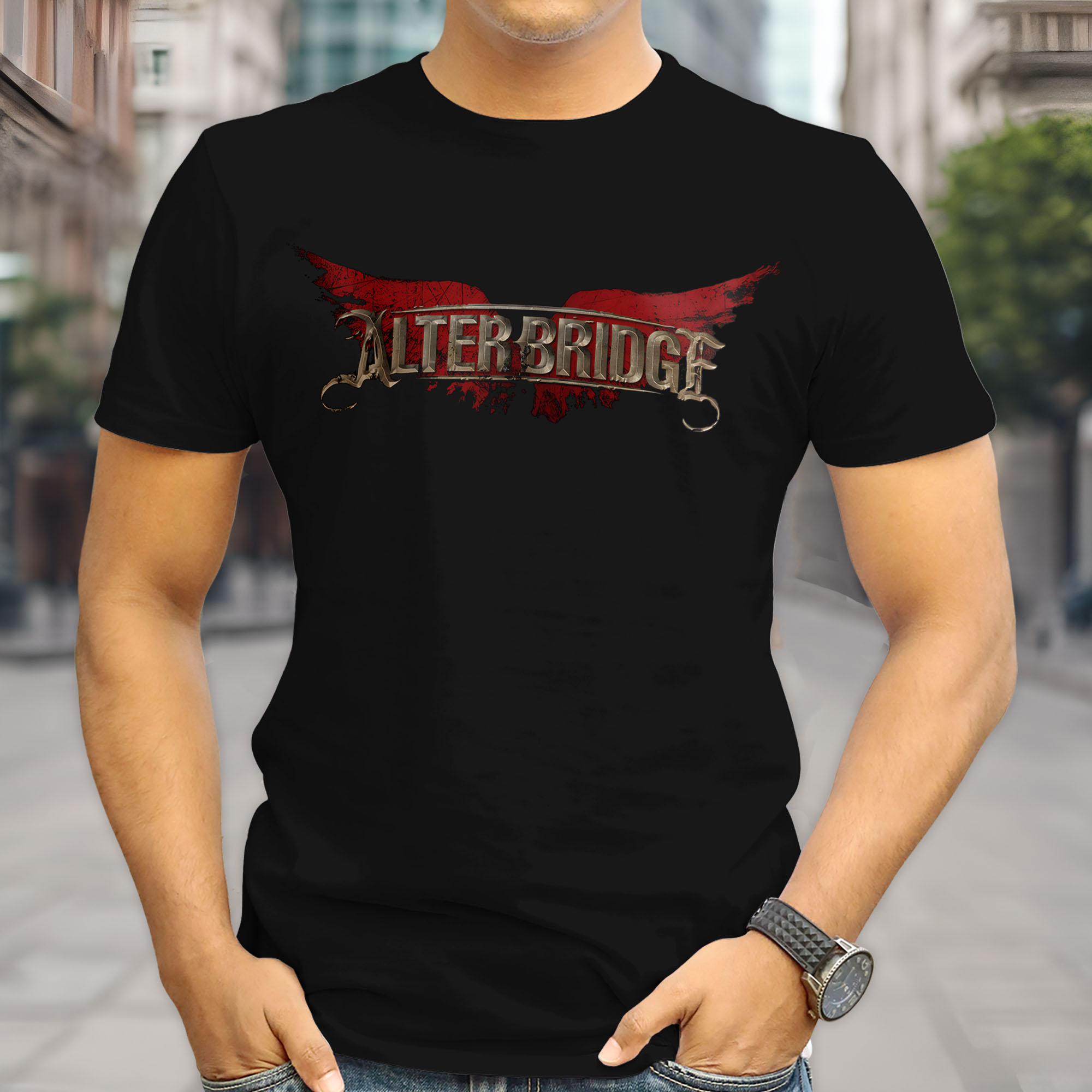 T-shirt Alter Bridge "Red Wings"