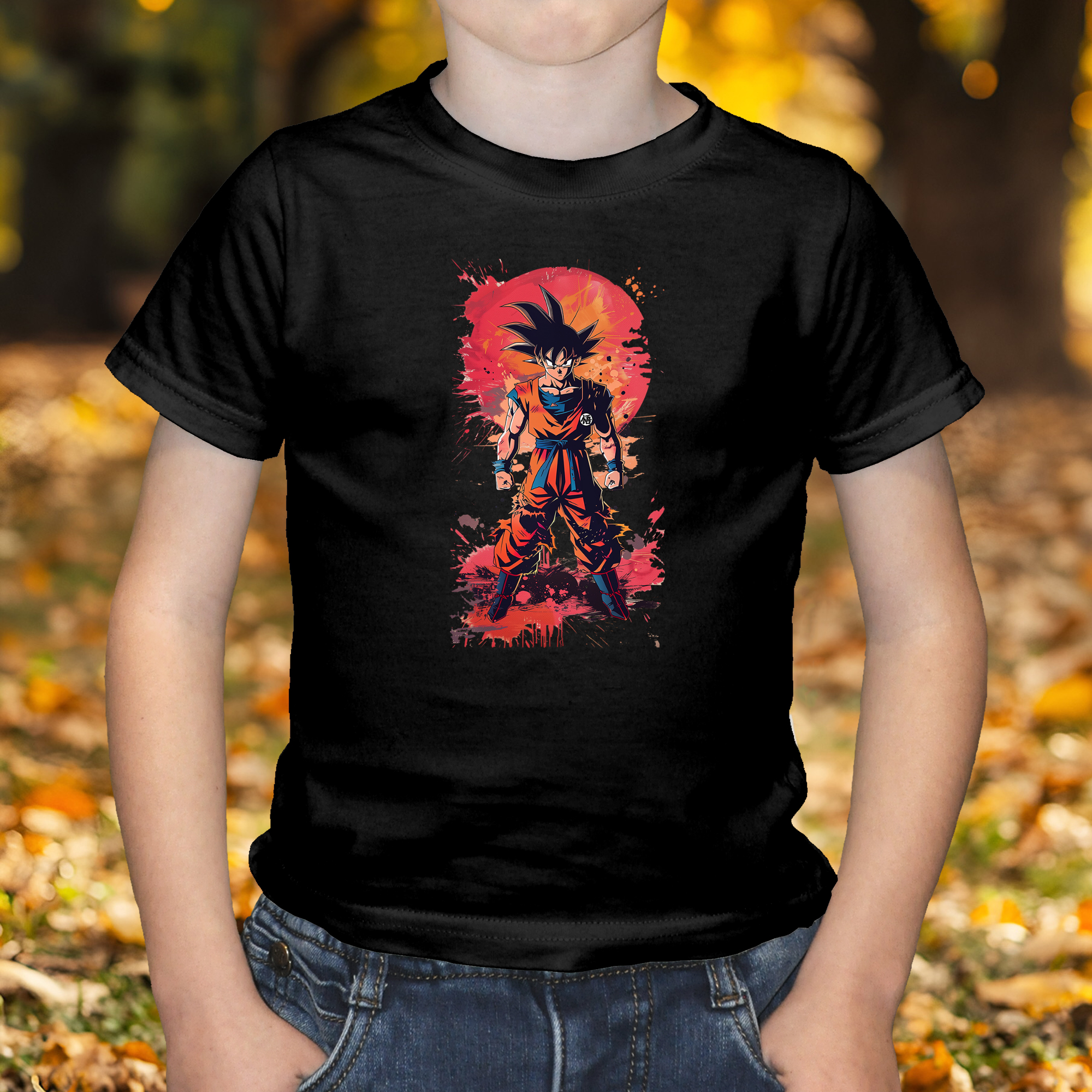 Goku Dragon Ball – Design Artístico "Red Sun"