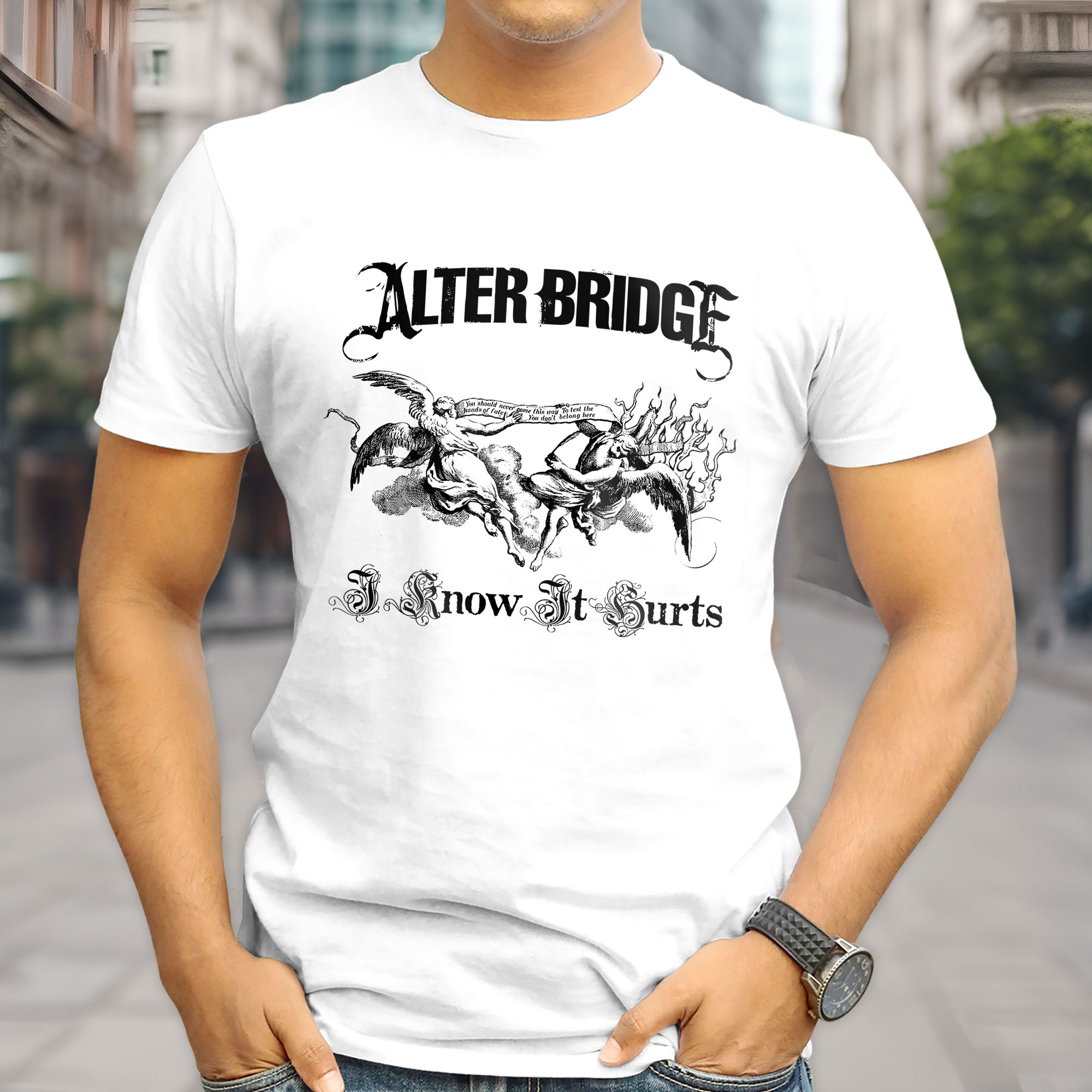 T-shirt Alter Bridge "I Know It Hurts"