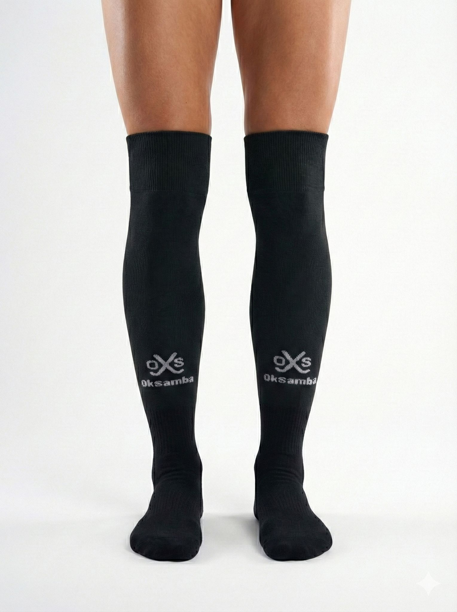Mitges negres d'hoquei patins OkSamba