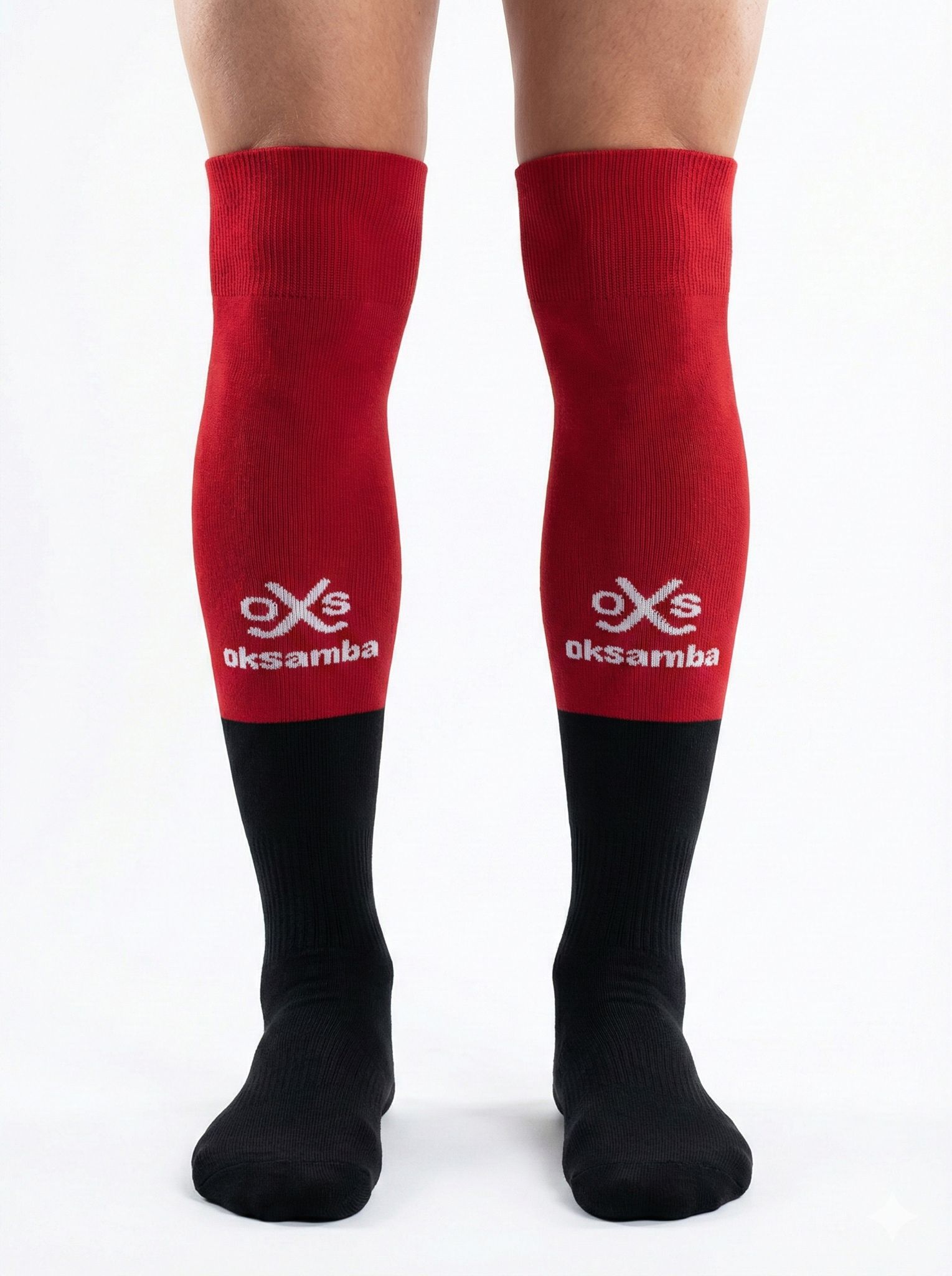 Mitges vermelles d'hoquei patins OkSamba