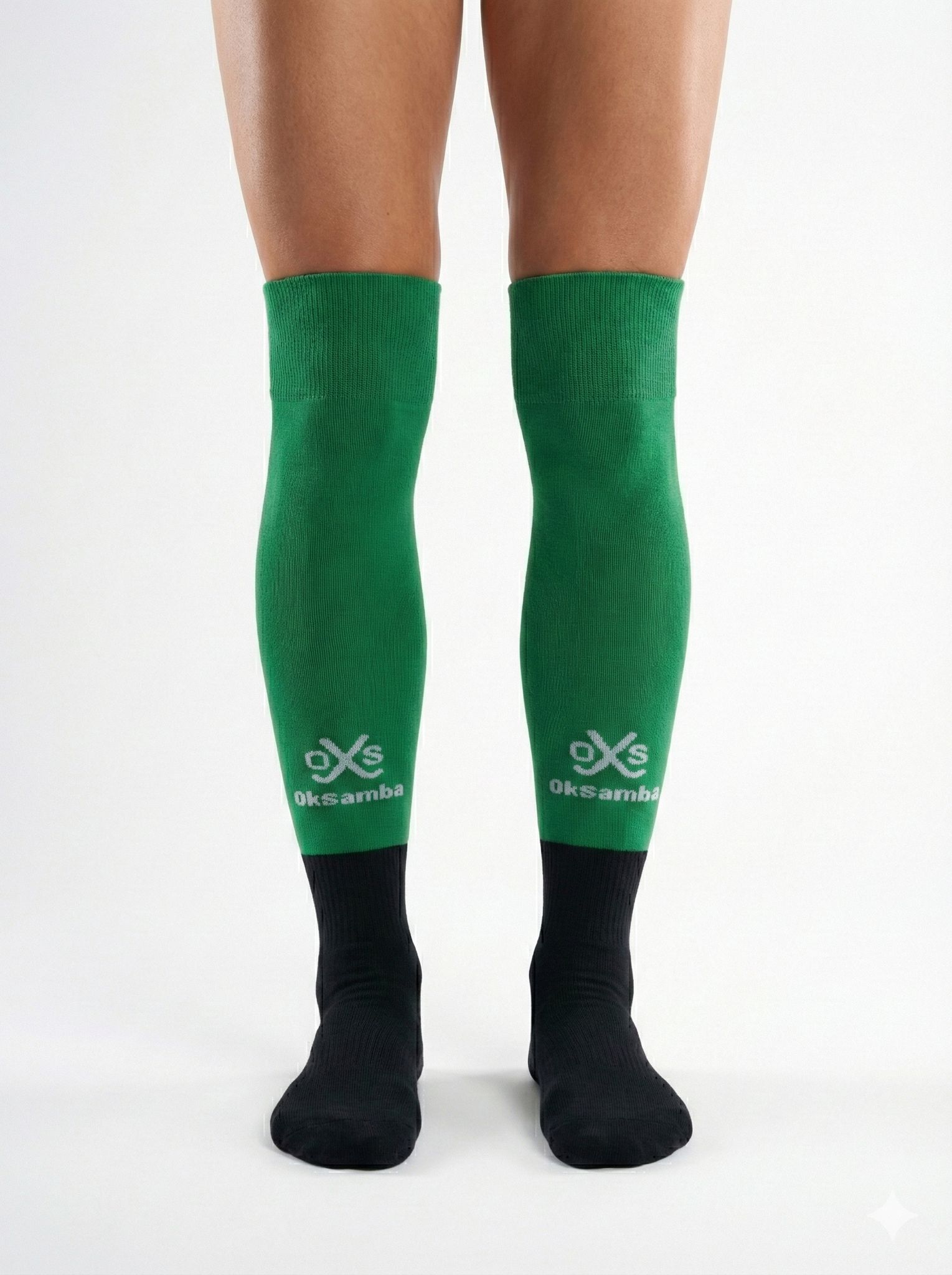 Mitges verdes d'hoquei patins OkSamba
