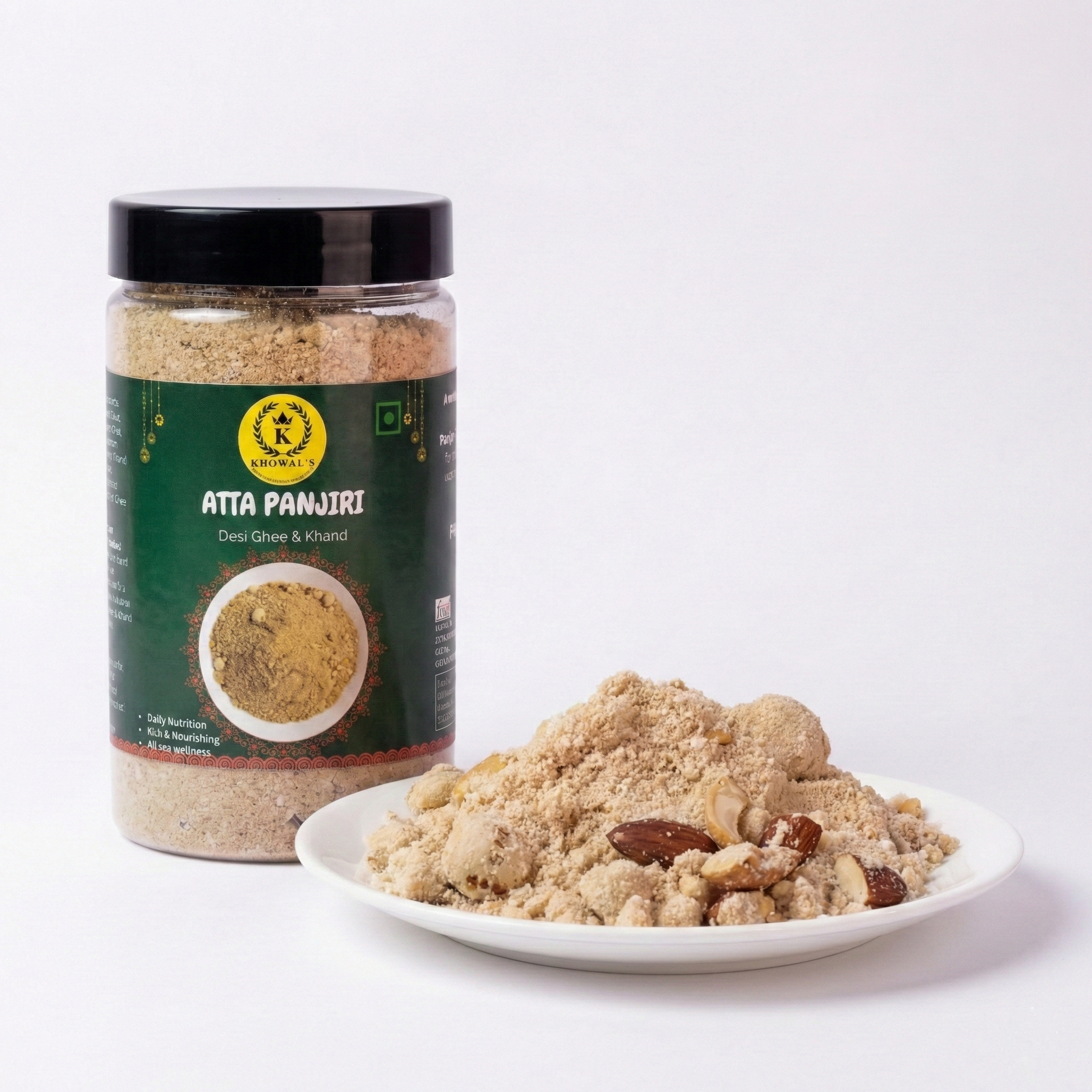  Thekua & Atta Panjiri Combo- Traditional Snacks in Desi Ghee